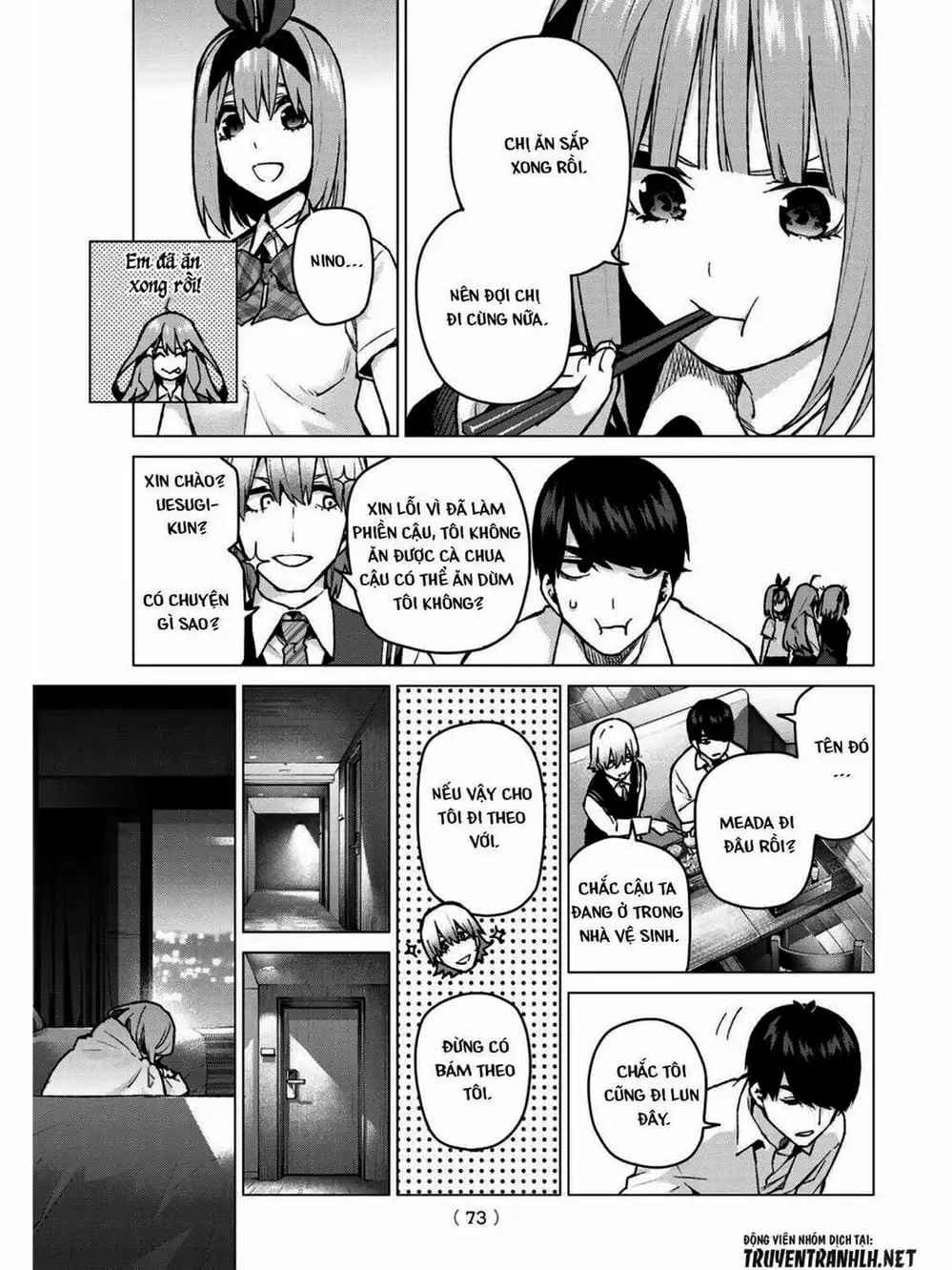 Truyện Tranh Nhà Có 5 Nàng Dâu - Gotoubun No Hanayome trang 6