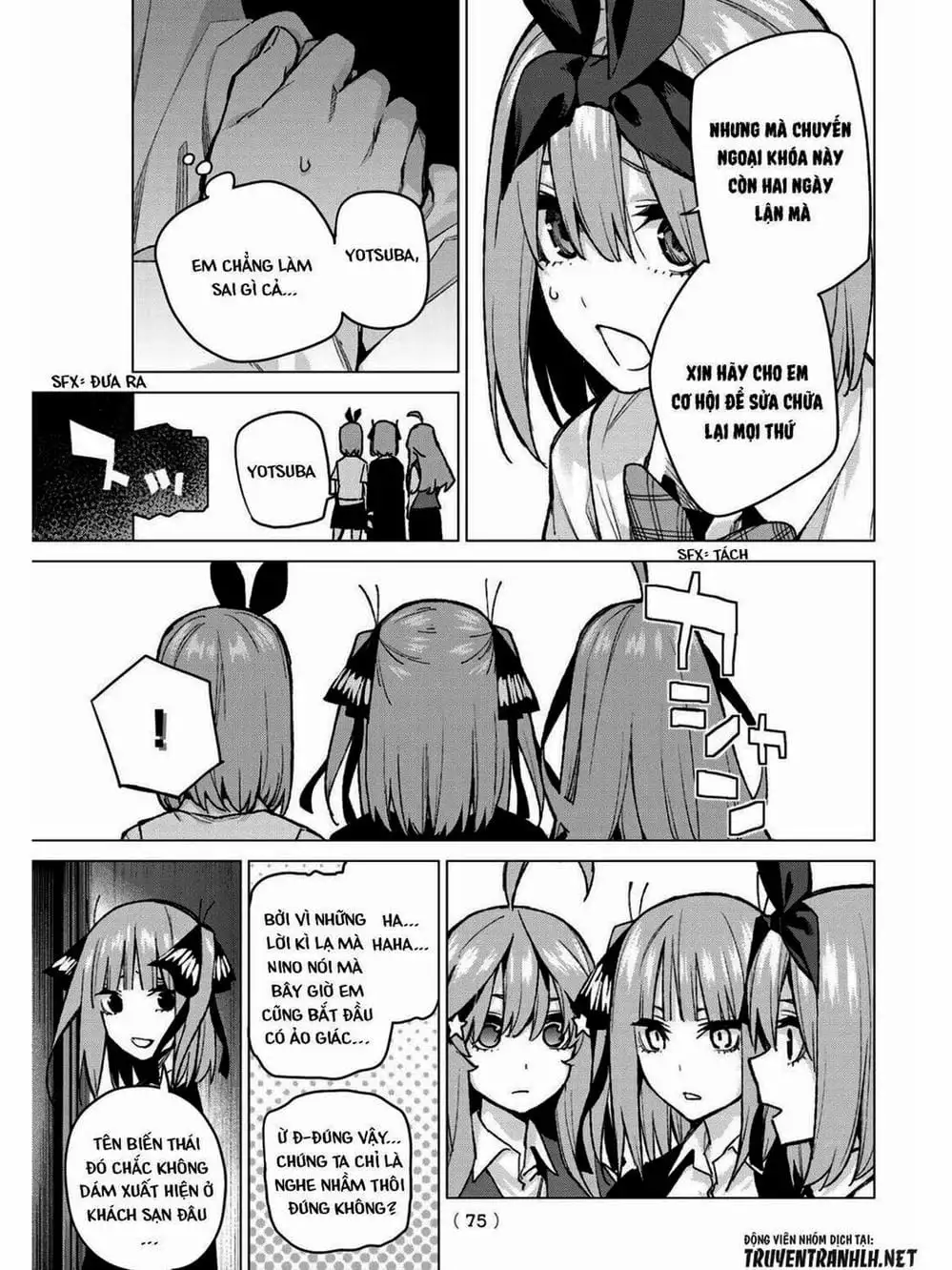 Truyện Tranh Nhà Có 5 Nàng Dâu - Gotoubun No Hanayome trang 6