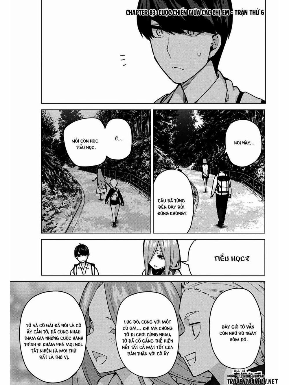 Truyện Tranh Nhà Có 5 Nàng Dâu - Gotoubun No Hanayome trang 6