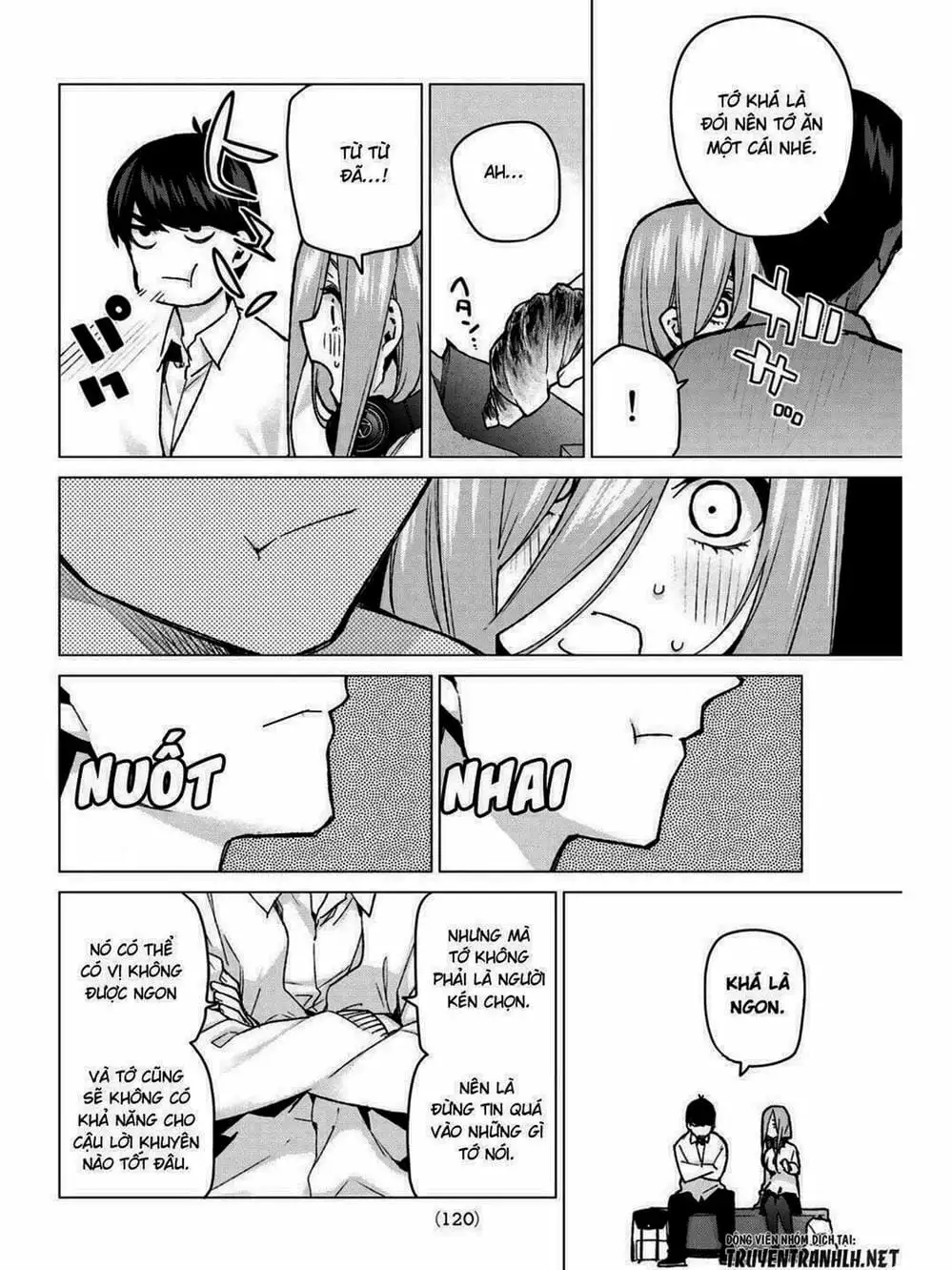 Truyện Tranh Nhà Có 5 Nàng Dâu - Gotoubun No Hanayome trang 6