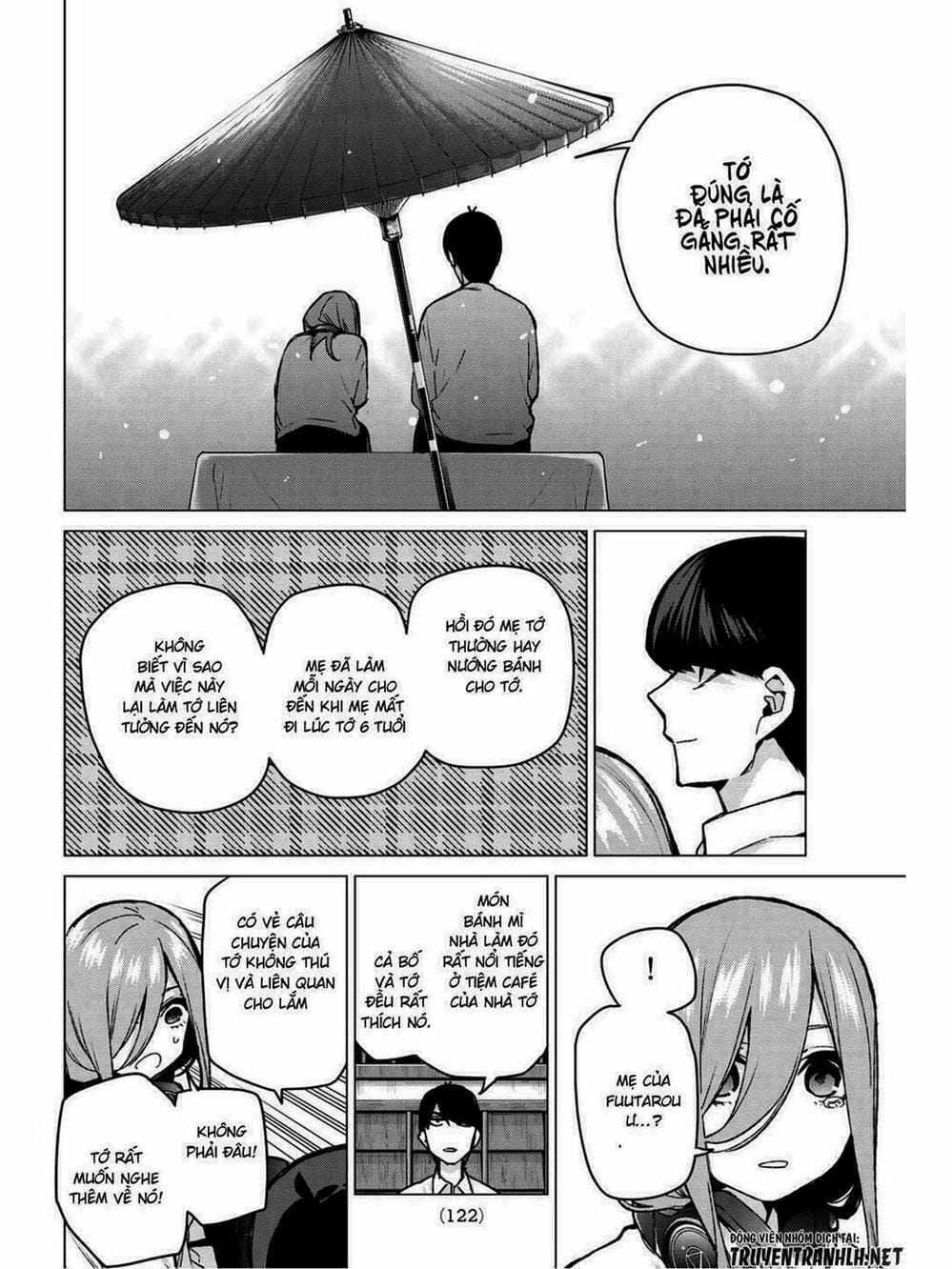 Truyện Tranh Nhà Có 5 Nàng Dâu - Gotoubun No Hanayome trang 6