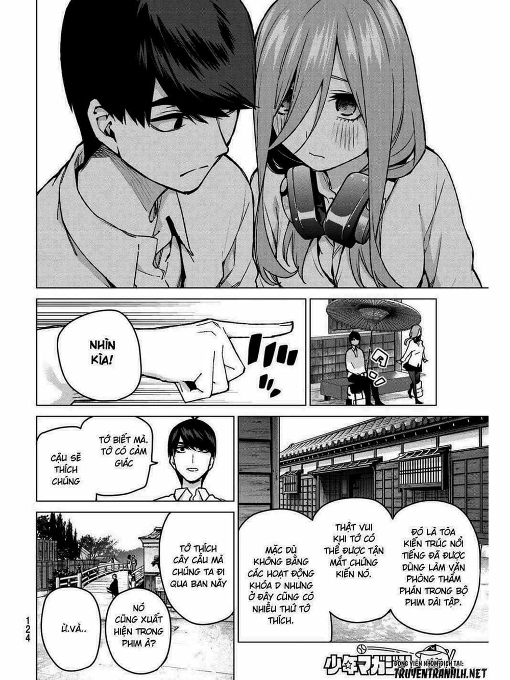 Truyện Tranh Nhà Có 5 Nàng Dâu - Gotoubun No Hanayome trang 6