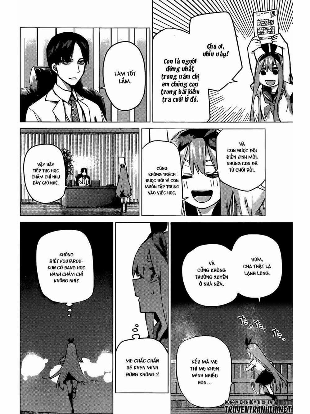 Truyện Tranh Nhà Có 5 Nàng Dâu - Gotoubun No Hanayome trang 6