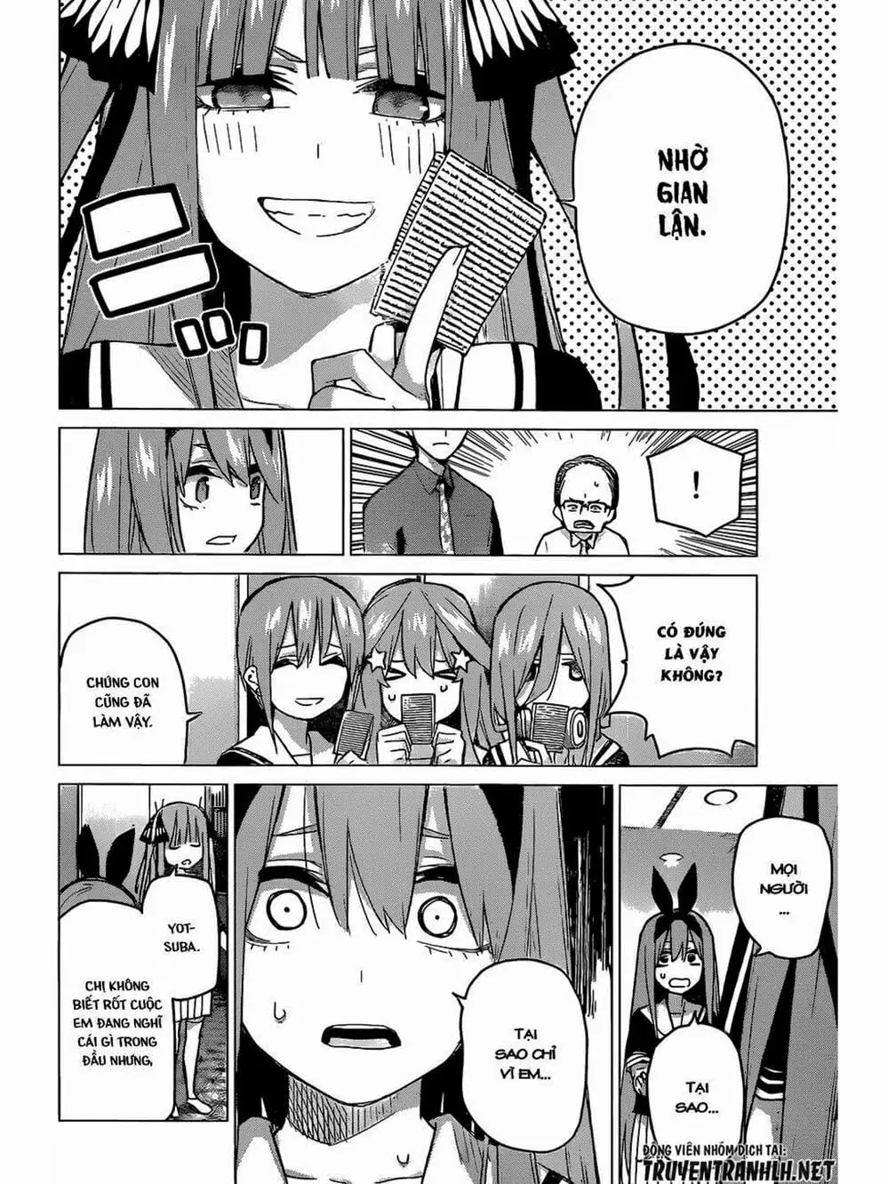 Truyện Tranh Nhà Có 5 Nàng Dâu - Gotoubun No Hanayome trang 6