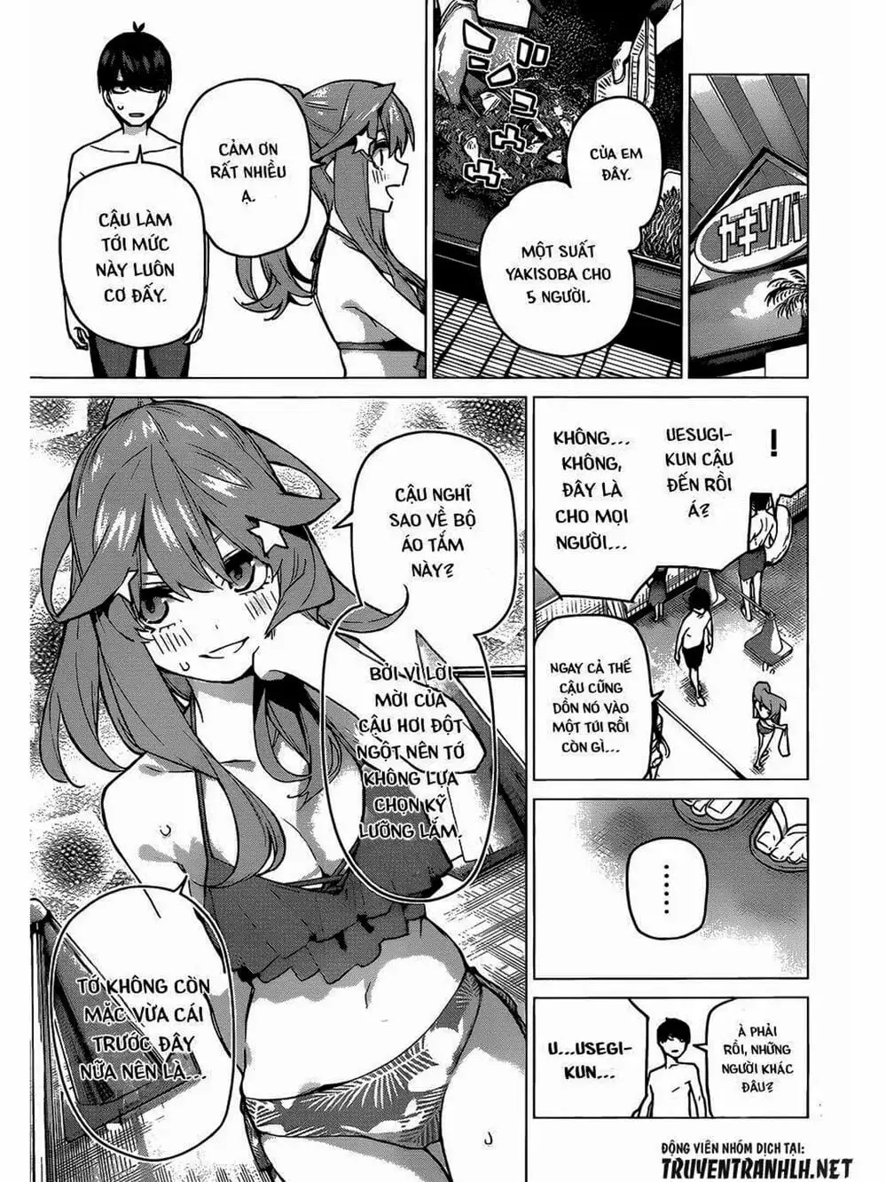 Truyện Tranh Nhà Có 5 Nàng Dâu - Gotoubun No Hanayome trang 6