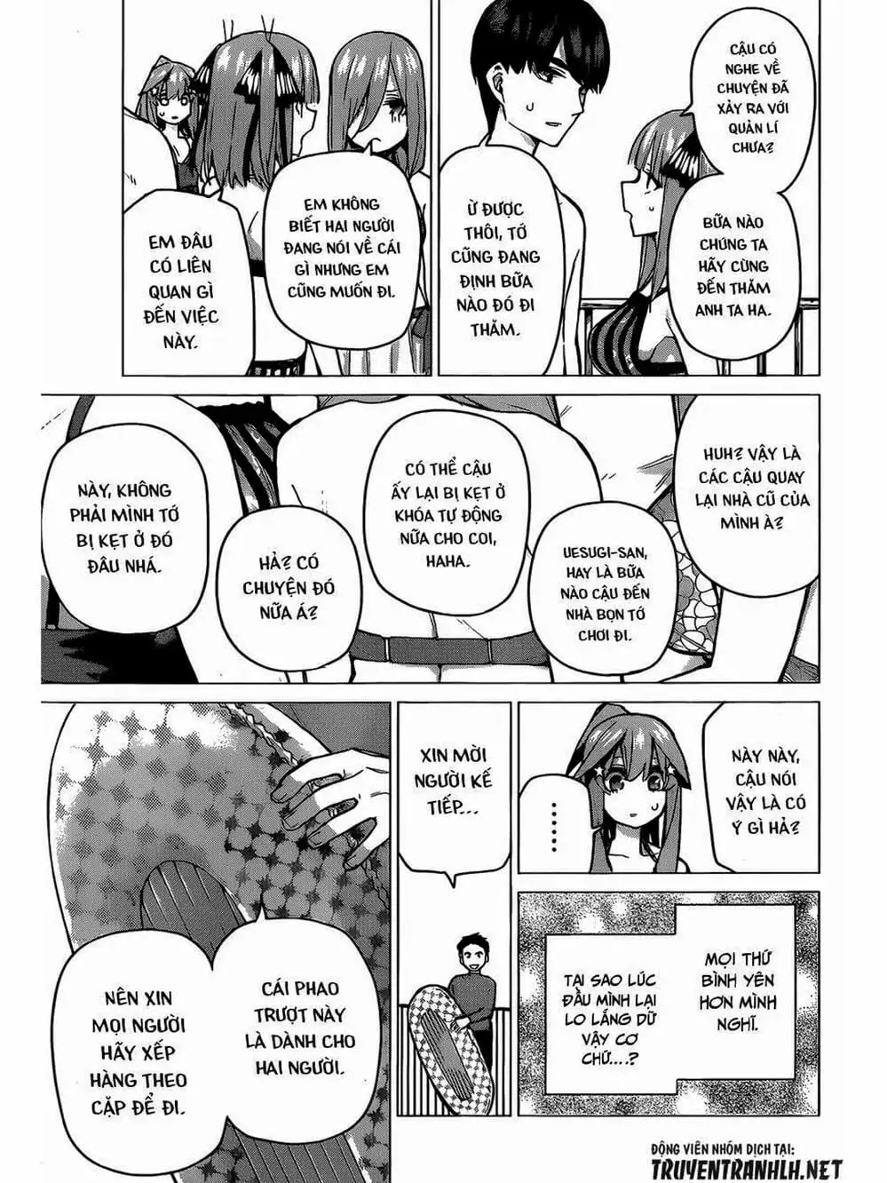 Truyện Tranh Nhà Có 5 Nàng Dâu - Gotoubun No Hanayome trang 6