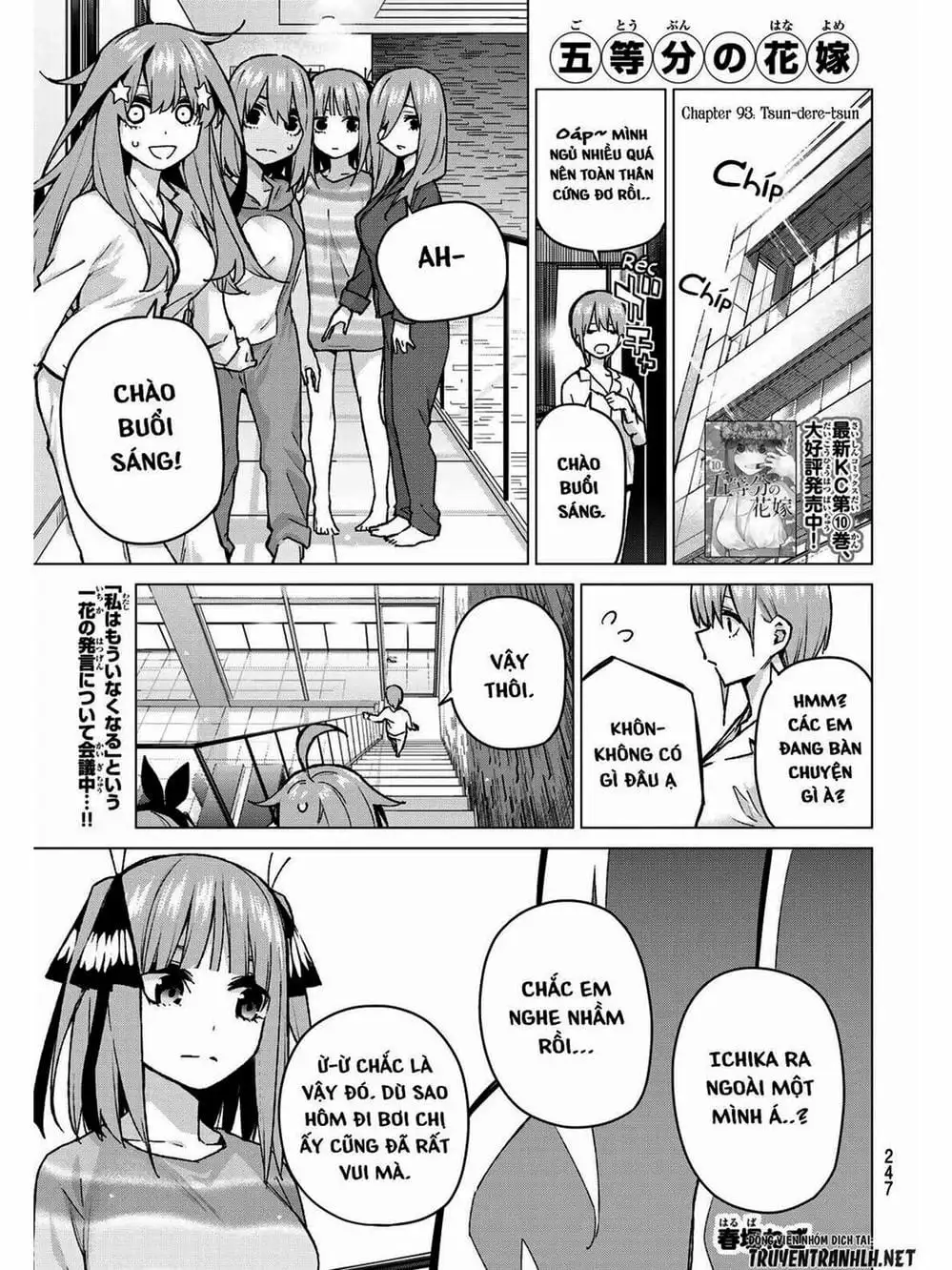 Truyện Tranh Nhà Có 5 Nàng Dâu - Gotoubun No Hanayome trang 6