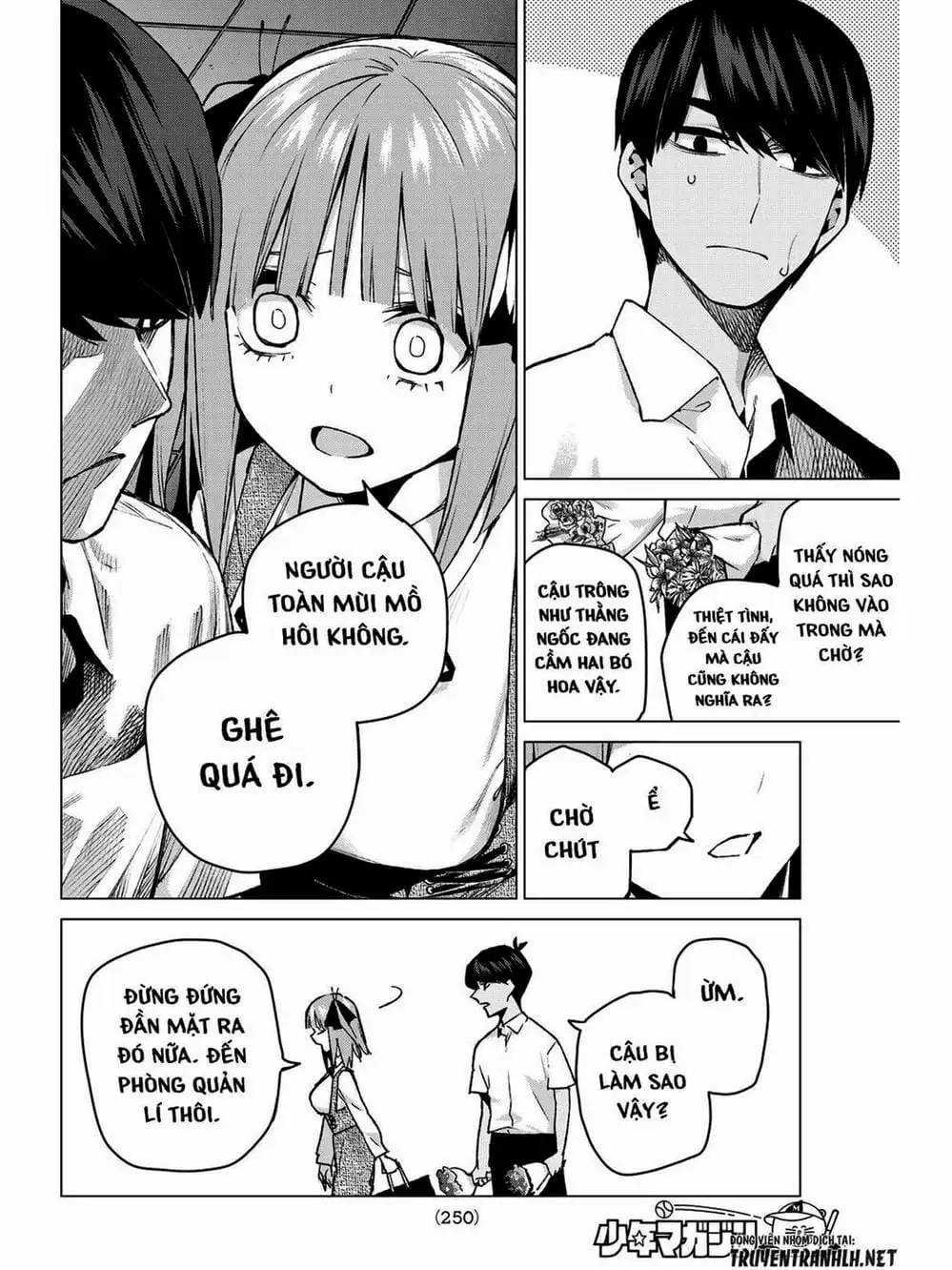 Truyện Tranh Nhà Có 5 Nàng Dâu - Gotoubun No Hanayome trang 6