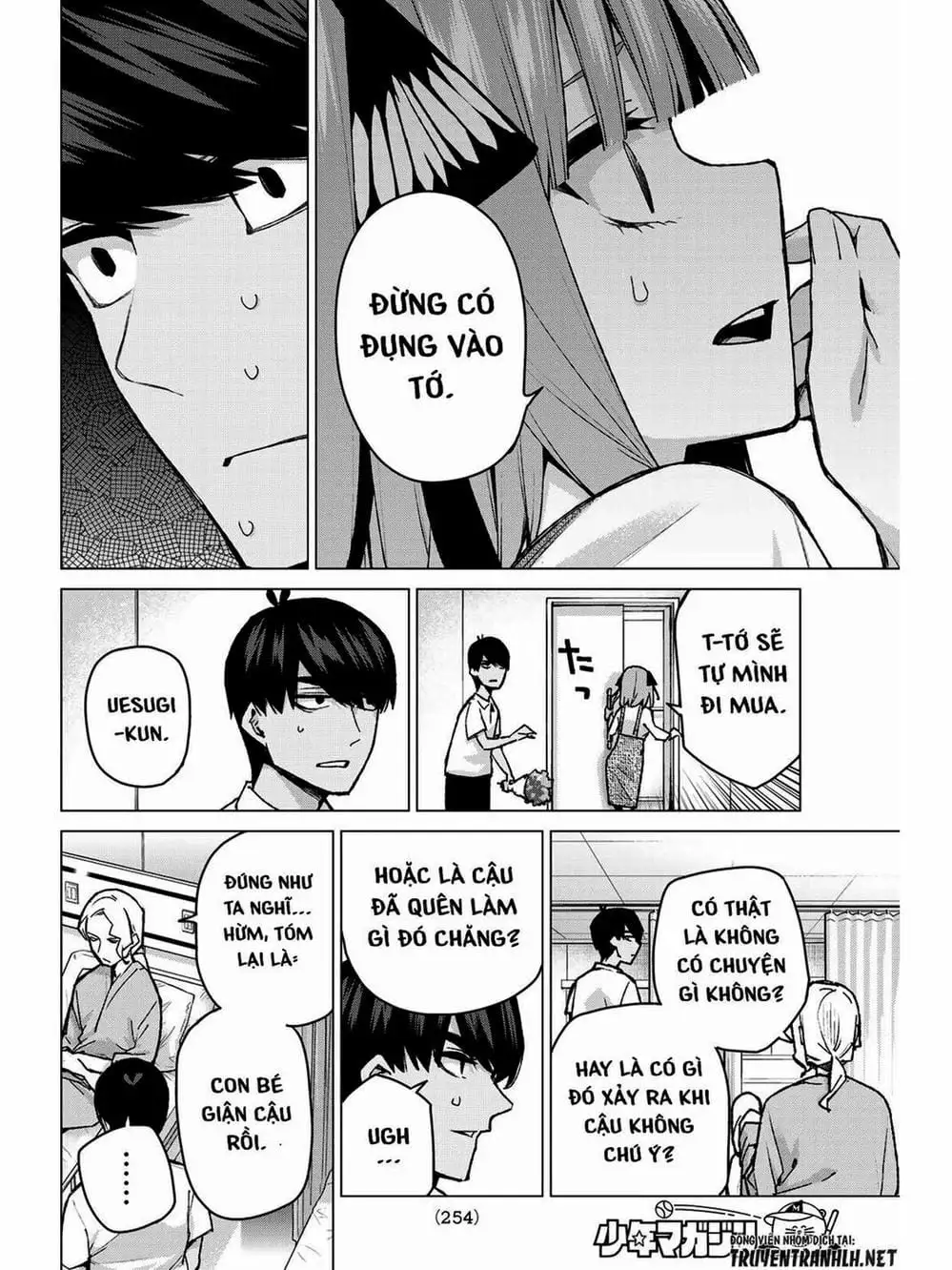 Truyện Tranh Nhà Có 5 Nàng Dâu - Gotoubun No Hanayome trang 6