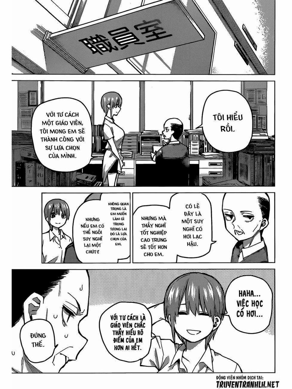 Truyện Tranh Nhà Có 5 Nàng Dâu - Gotoubun No Hanayome trang 6