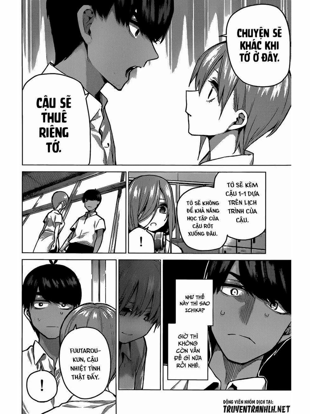 Truyện Tranh Nhà Có 5 Nàng Dâu - Gotoubun No Hanayome trang 6