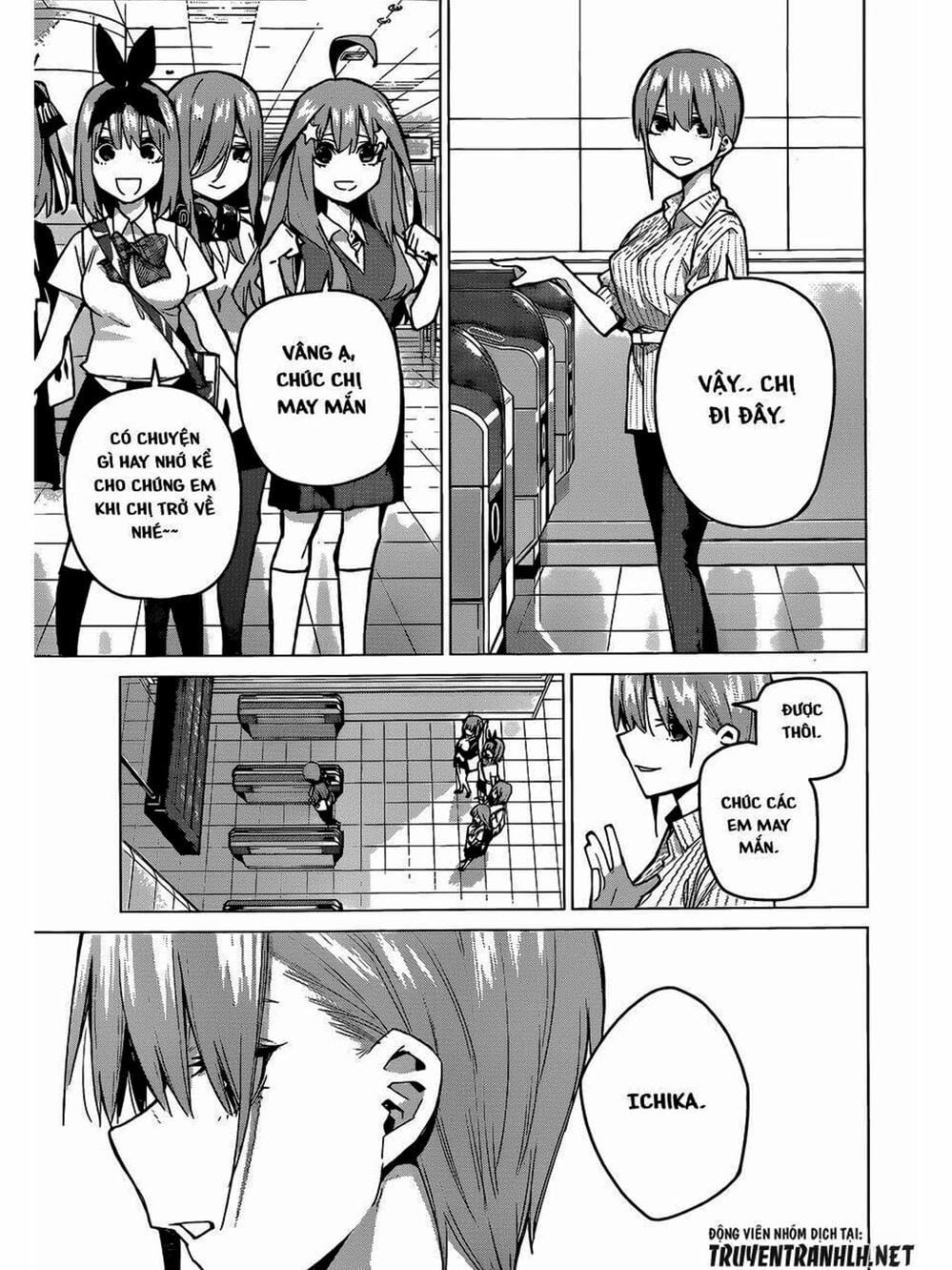 Truyện Tranh Nhà Có 5 Nàng Dâu - Gotoubun No Hanayome trang 6