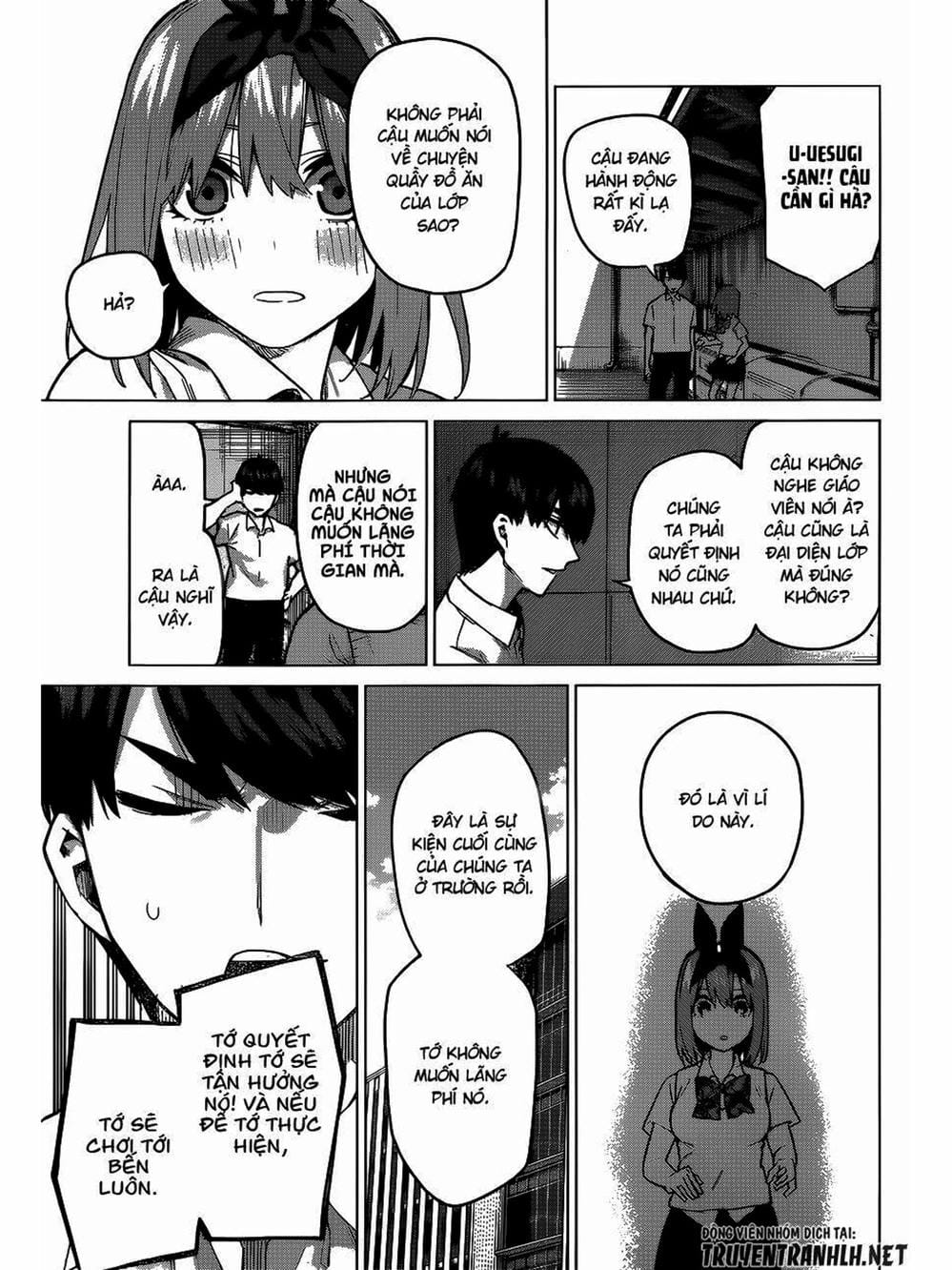 Truyện Tranh Nhà Có 5 Nàng Dâu - Gotoubun No Hanayome trang 6