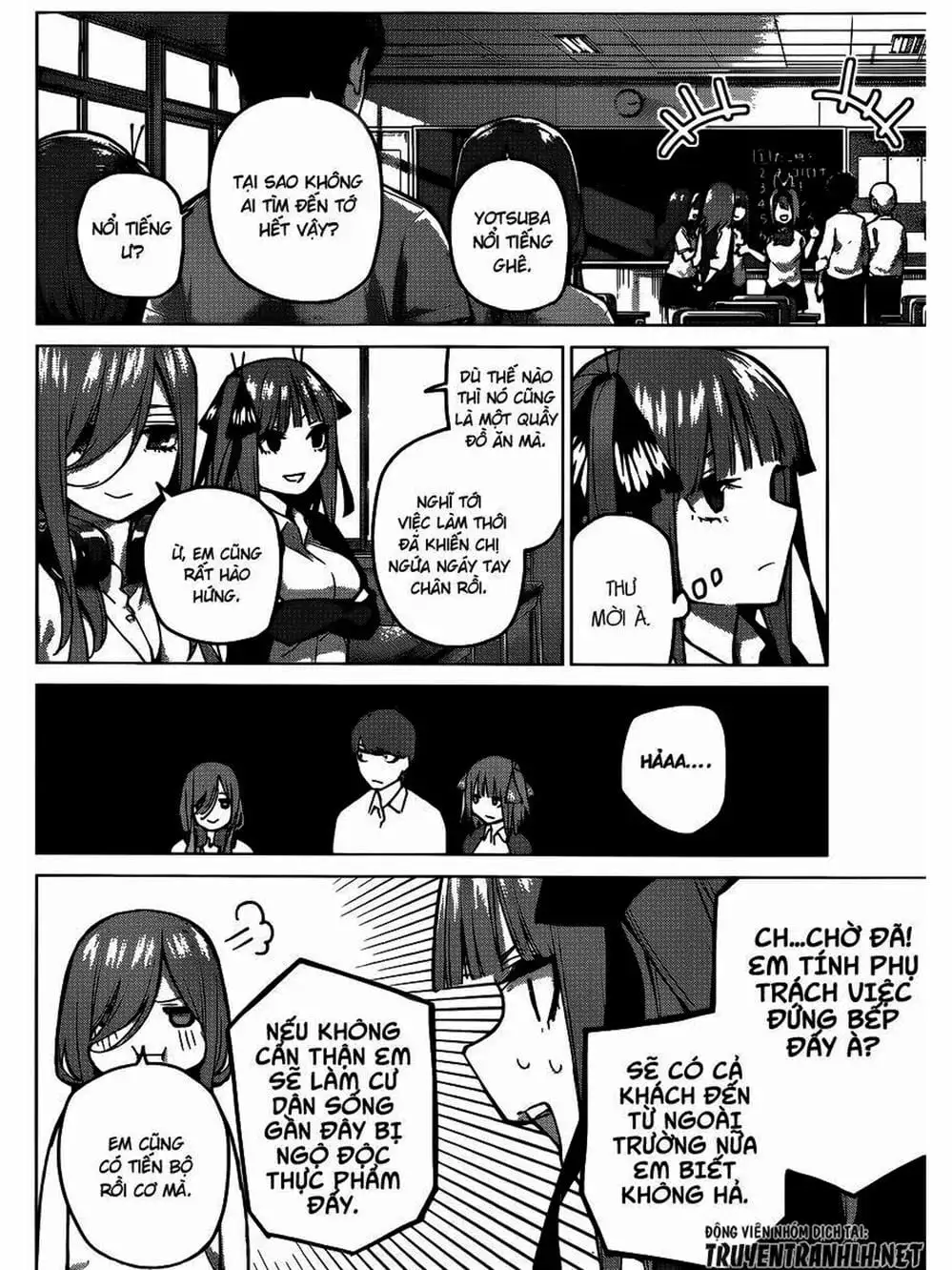 Truyện Tranh Nhà Có 5 Nàng Dâu - Gotoubun No Hanayome trang 6