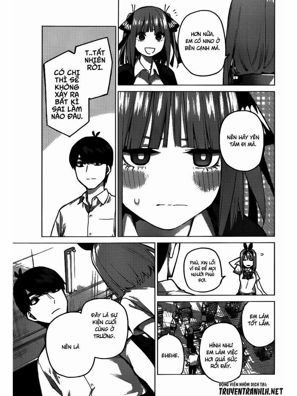 Truyện Tranh Nhà Có 5 Nàng Dâu - Gotoubun No Hanayome trang 6