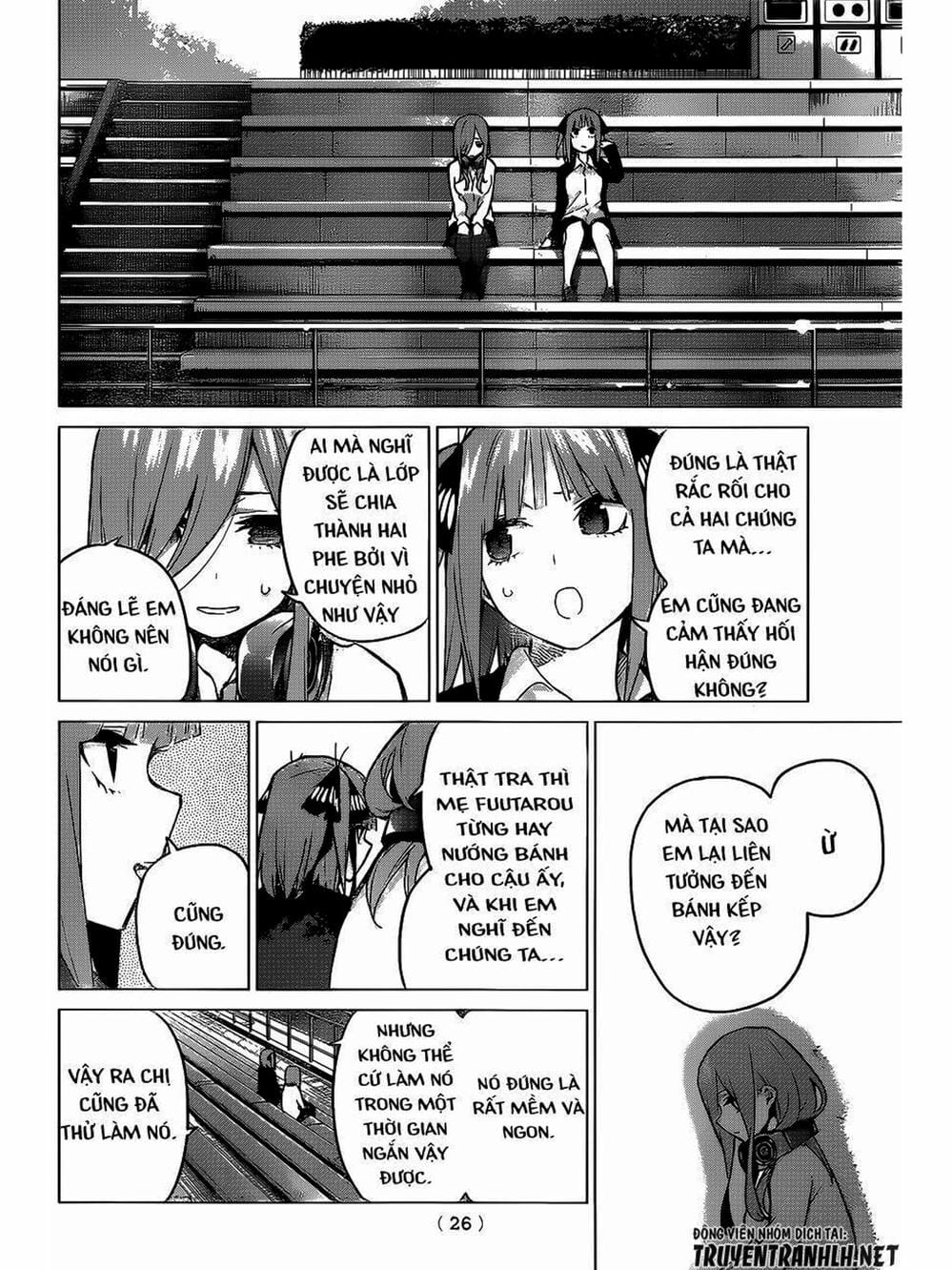 Truyện Tranh Nhà Có 5 Nàng Dâu - Gotoubun No Hanayome trang 6