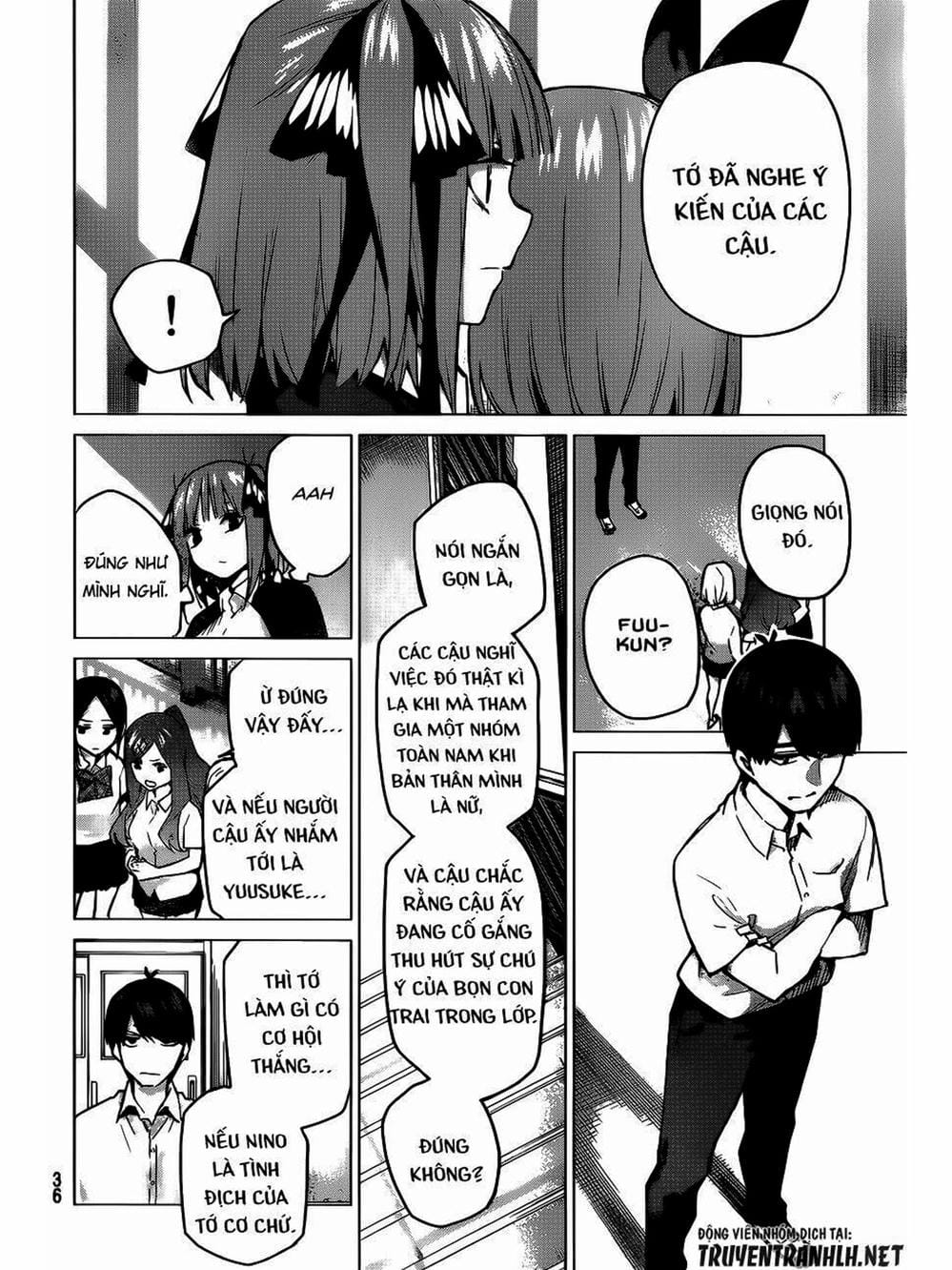 Truyện Tranh Nhà Có 5 Nàng Dâu - Gotoubun No Hanayome trang 6
