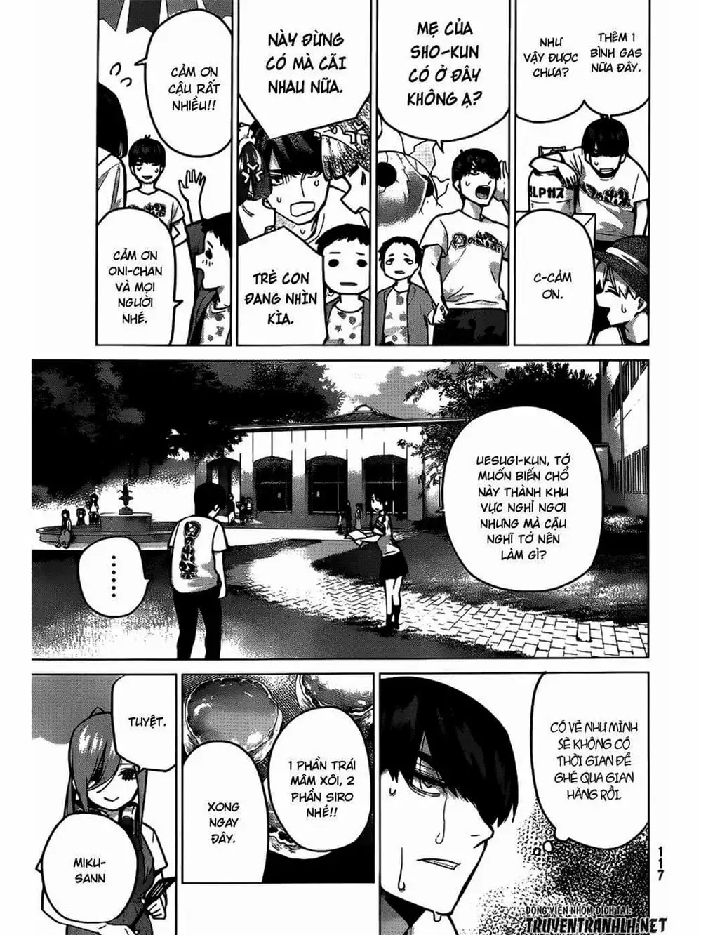 Truyện Tranh Nhà Có 5 Nàng Dâu - Gotoubun No Hanayome trang 6