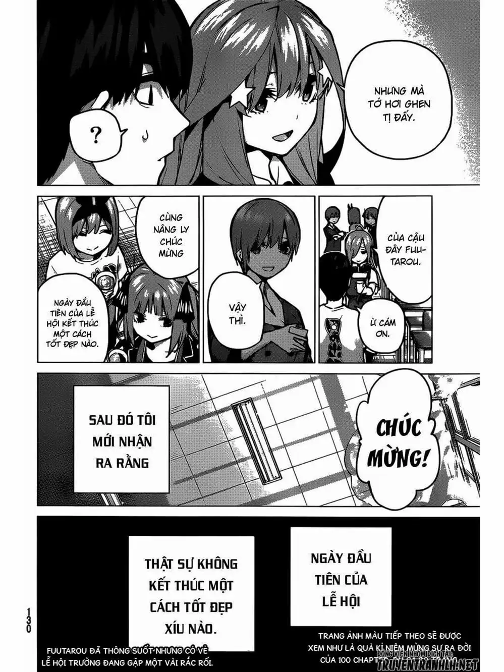 Truyện Tranh Nhà Có 5 Nàng Dâu - Gotoubun No Hanayome trang 6