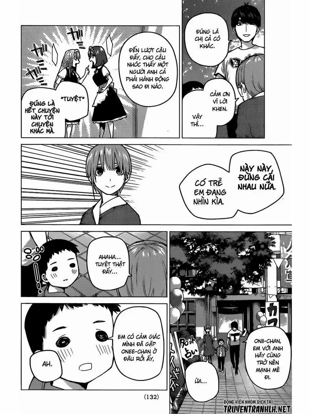 Truyện Tranh Nhà Có 5 Nàng Dâu - Gotoubun No Hanayome trang 6