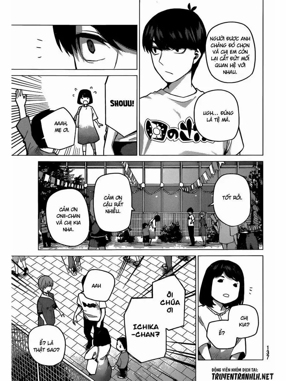 Truyện Tranh Nhà Có 5 Nàng Dâu - Gotoubun No Hanayome trang 6