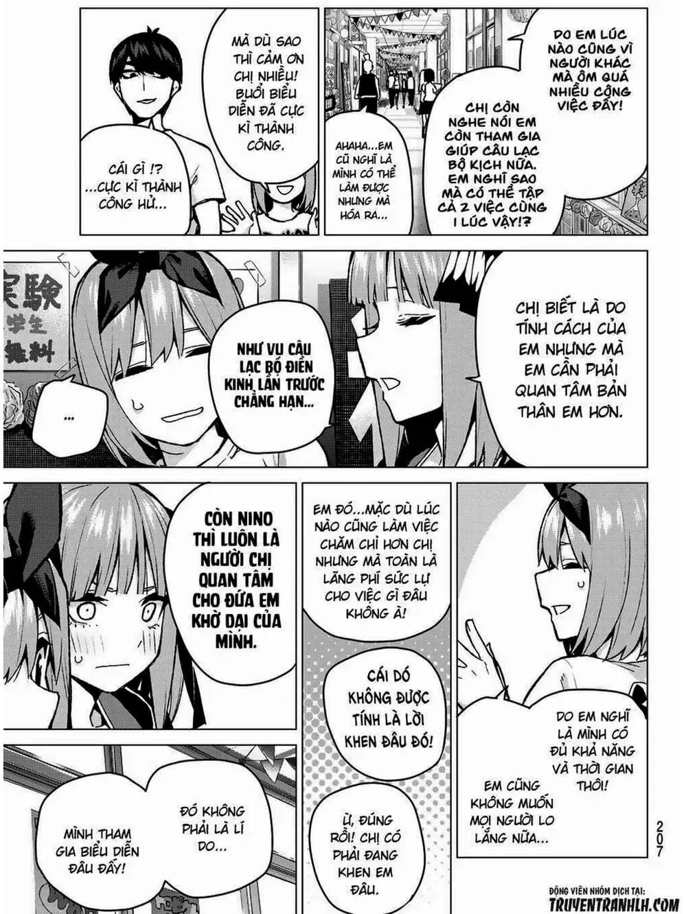 Truyện Tranh Nhà Có 5 Nàng Dâu - Gotoubun No Hanayome trang 6