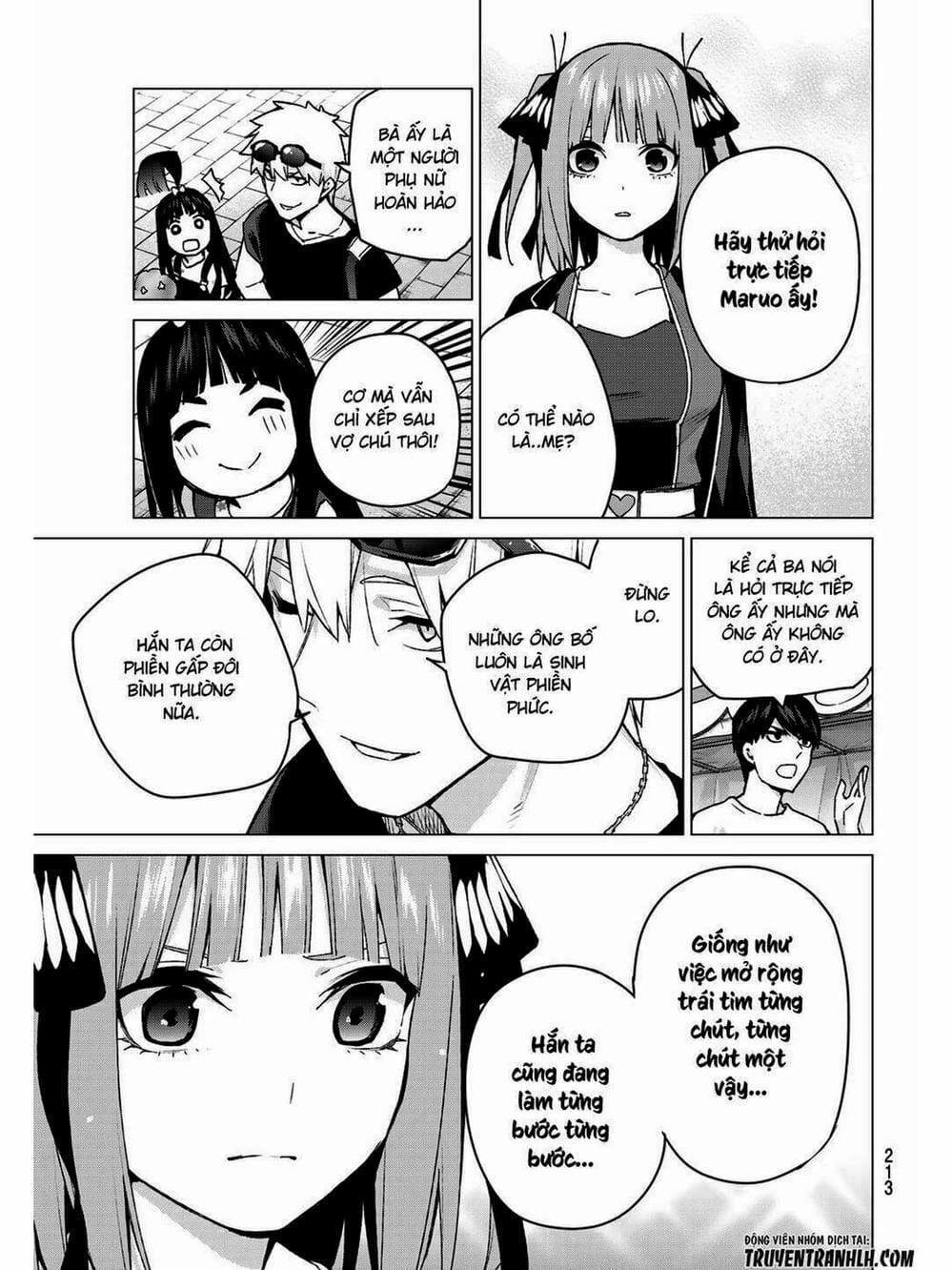 Truyện Tranh Nhà Có 5 Nàng Dâu - Gotoubun No Hanayome trang 6