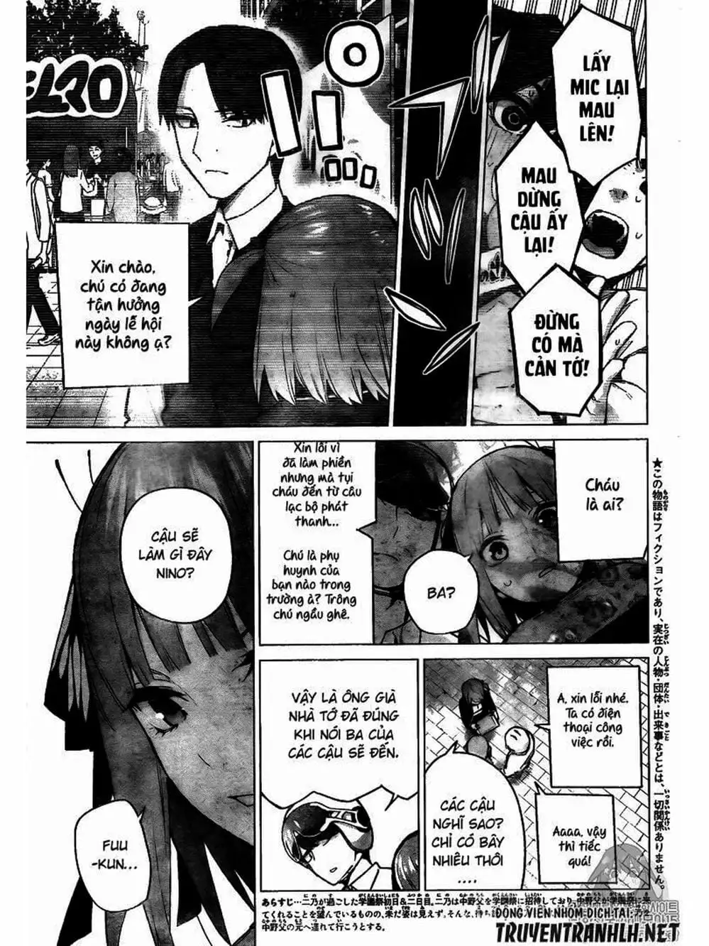 Truyện Tranh Nhà Có 5 Nàng Dâu - Gotoubun No Hanayome trang 6