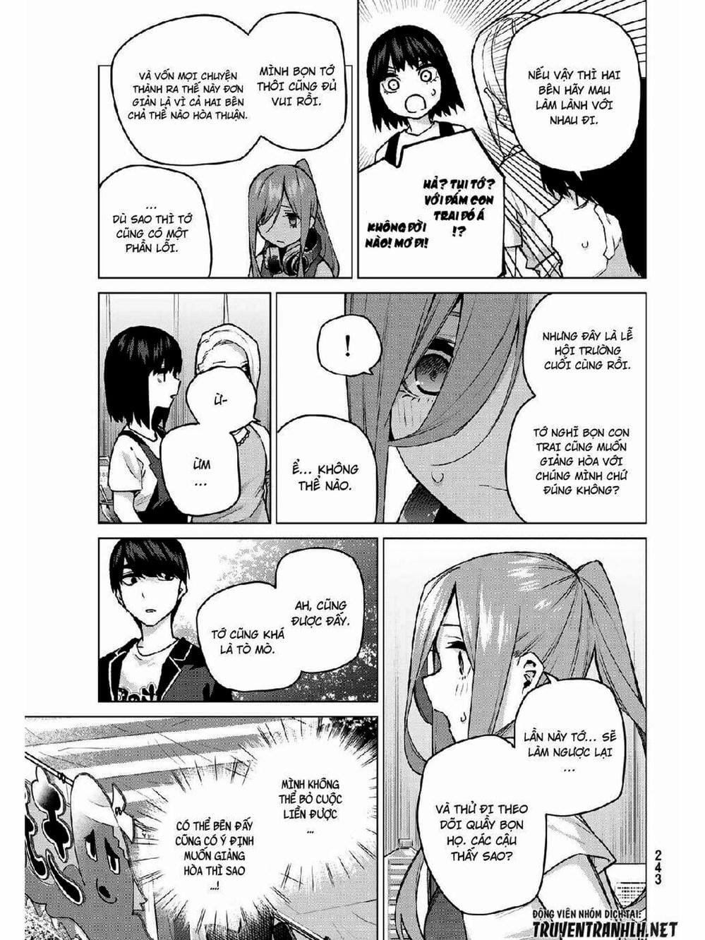 Truyện Tranh Nhà Có 5 Nàng Dâu - Gotoubun No Hanayome trang 6