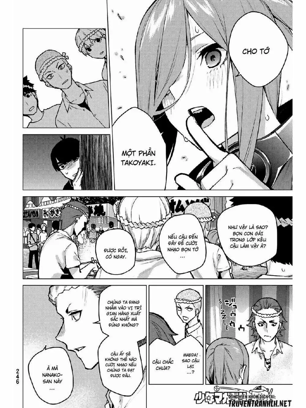 Truyện Tranh Nhà Có 5 Nàng Dâu - Gotoubun No Hanayome trang 6