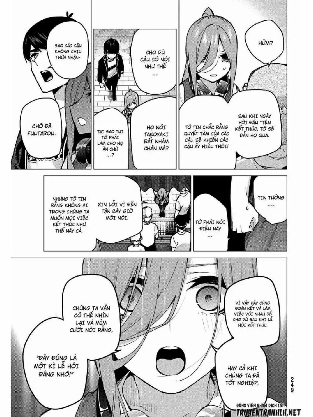 Truyện Tranh Nhà Có 5 Nàng Dâu - Gotoubun No Hanayome trang 6