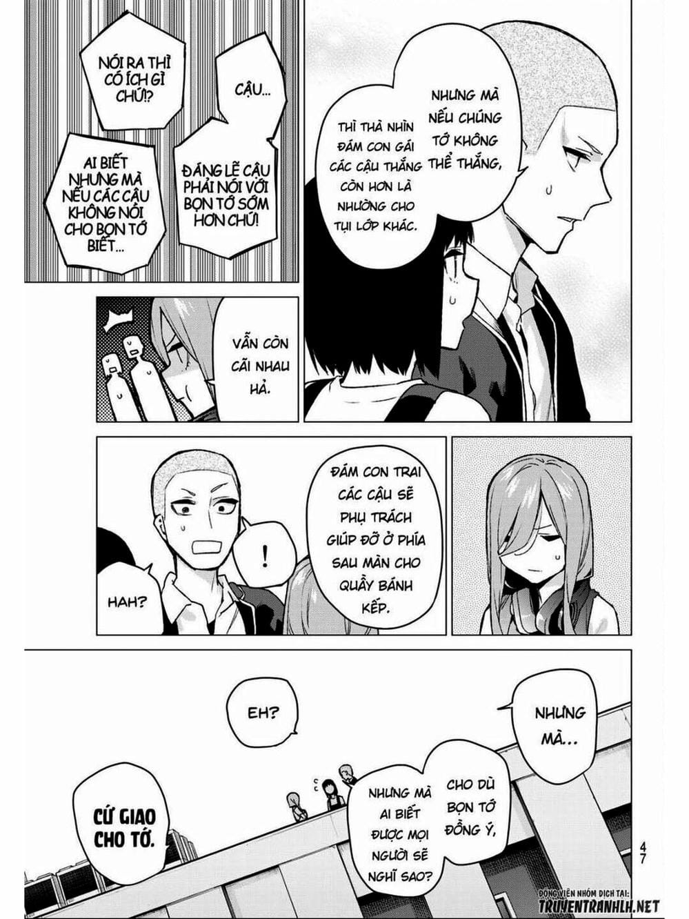 Truyện Tranh Nhà Có 5 Nàng Dâu - Gotoubun No Hanayome trang 6