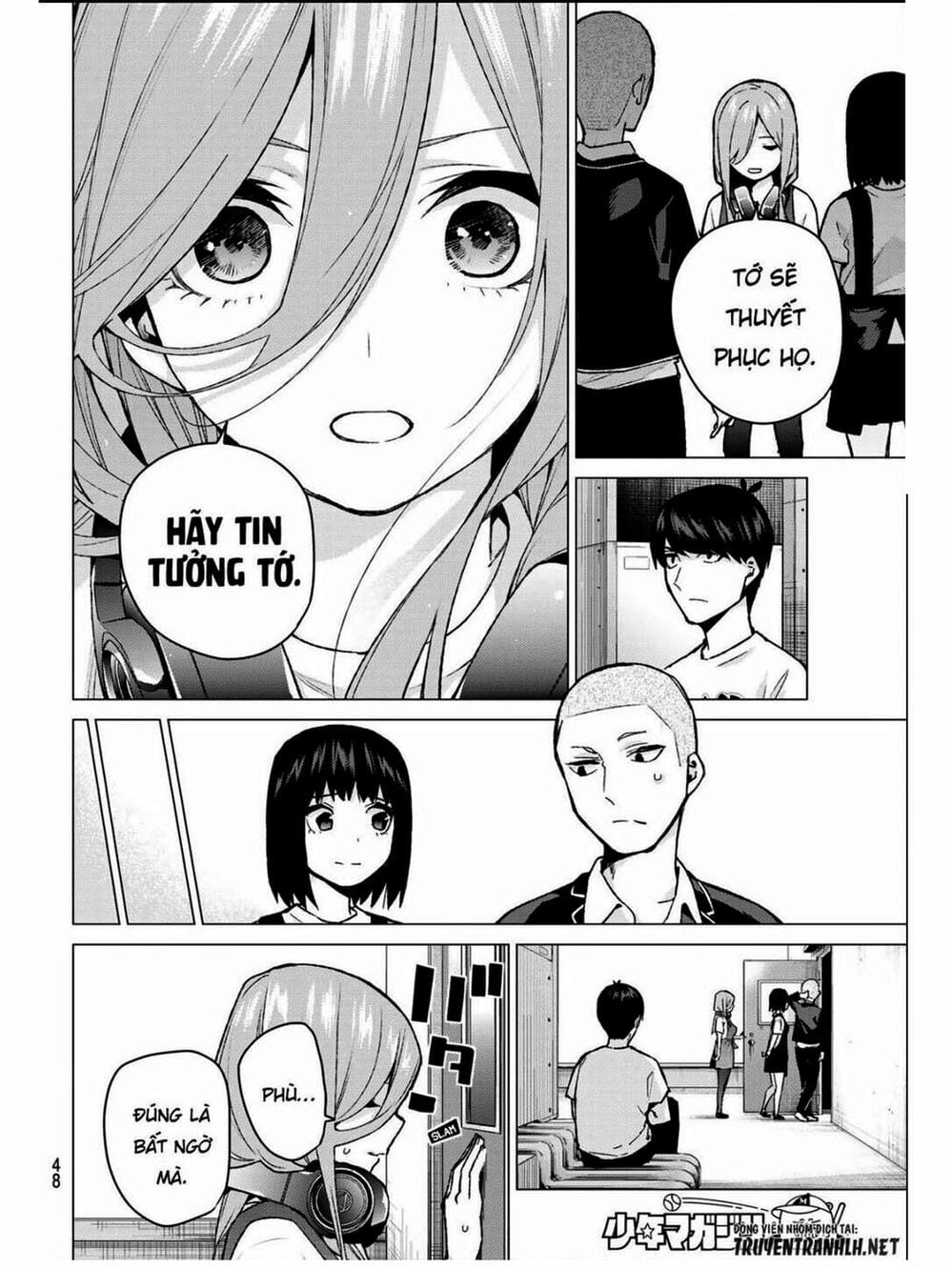 Truyện Tranh Nhà Có 5 Nàng Dâu - Gotoubun No Hanayome trang 6