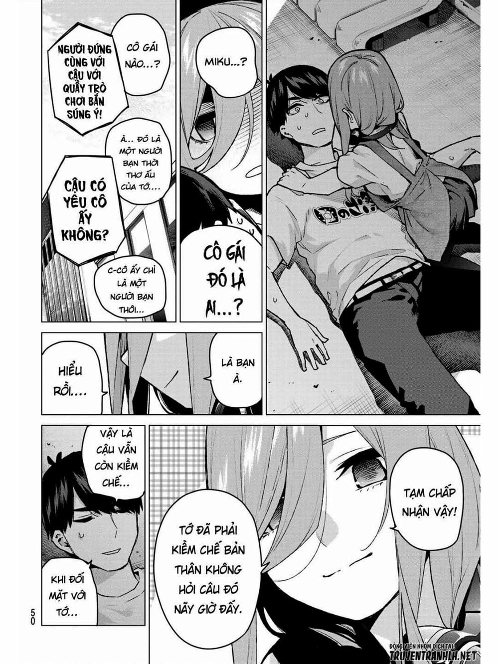 Truyện Tranh Nhà Có 5 Nàng Dâu - Gotoubun No Hanayome trang 6