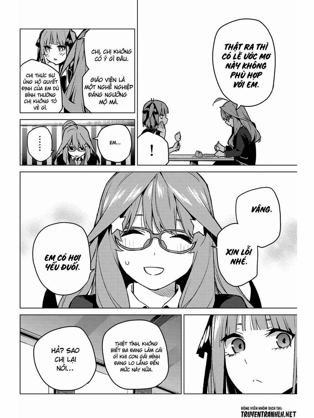 Truyện Tranh Nhà Có 5 Nàng Dâu - Gotoubun No Hanayome trang 6