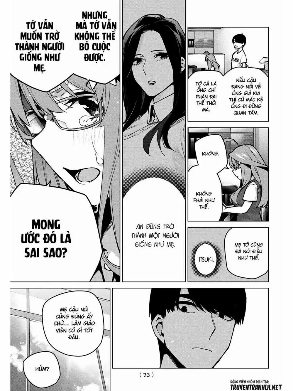 Truyện Tranh Nhà Có 5 Nàng Dâu - Gotoubun No Hanayome trang 6