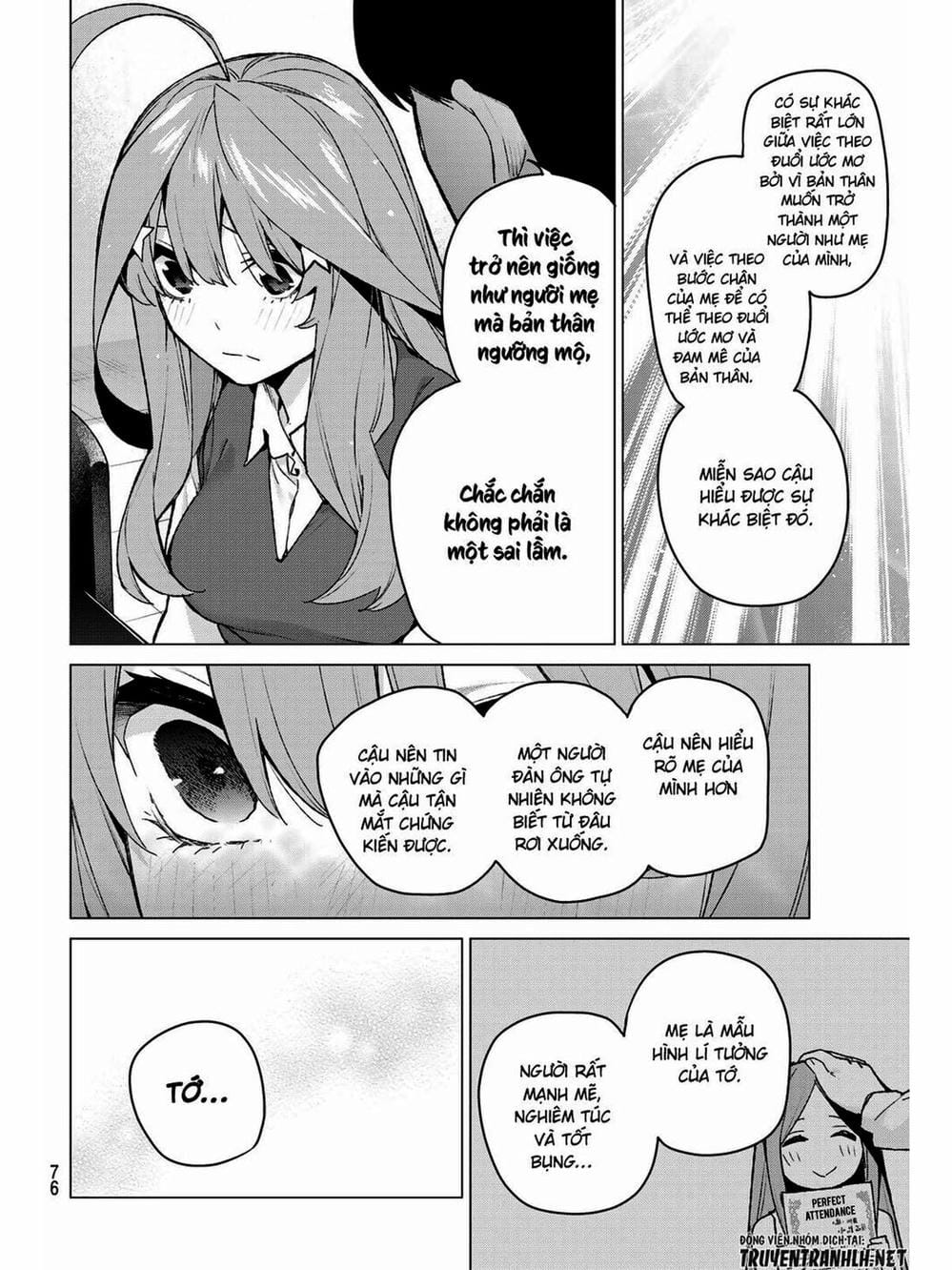 Truyện Tranh Nhà Có 5 Nàng Dâu - Gotoubun No Hanayome trang 6