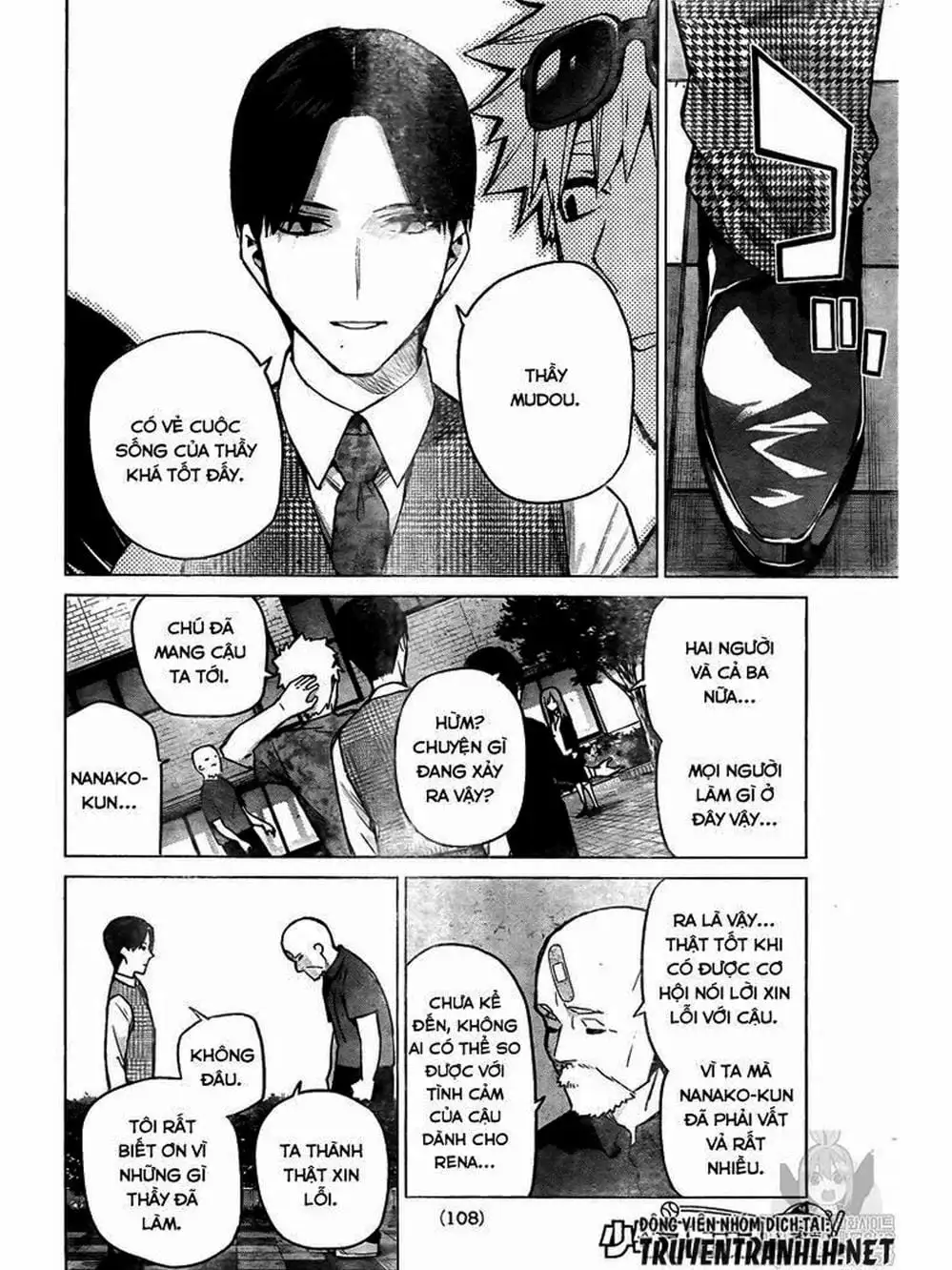 Truyện Tranh Nhà Có 5 Nàng Dâu - Gotoubun No Hanayome trang 6