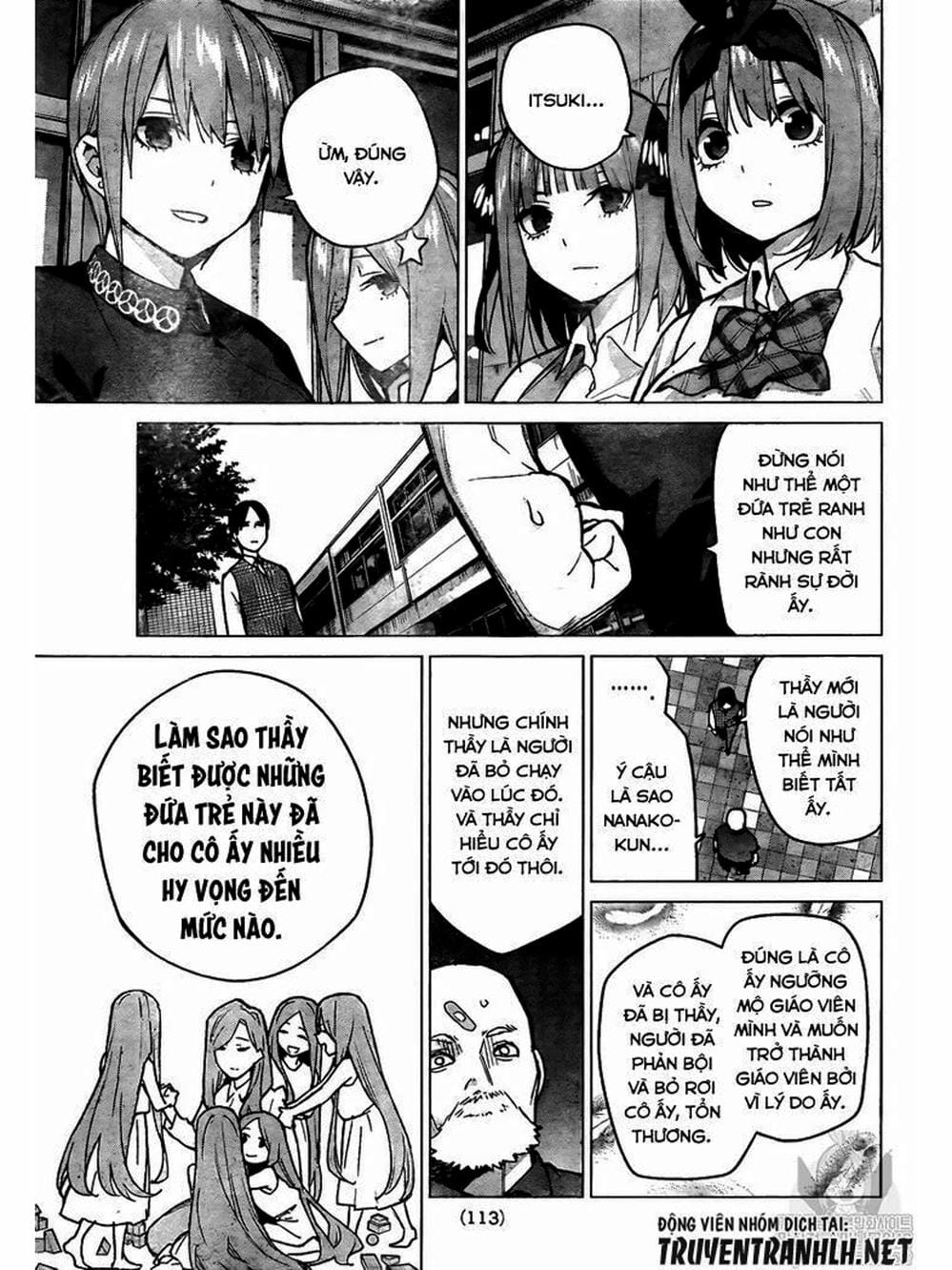 Truyện Tranh Nhà Có 5 Nàng Dâu - Gotoubun No Hanayome trang 6