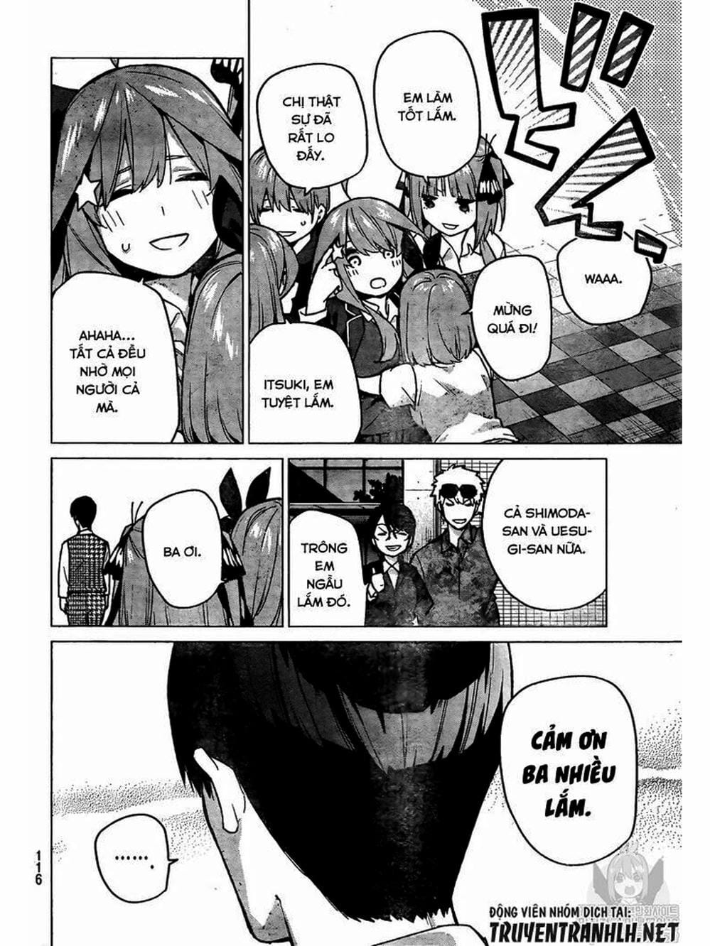 Truyện Tranh Nhà Có 5 Nàng Dâu - Gotoubun No Hanayome trang 6