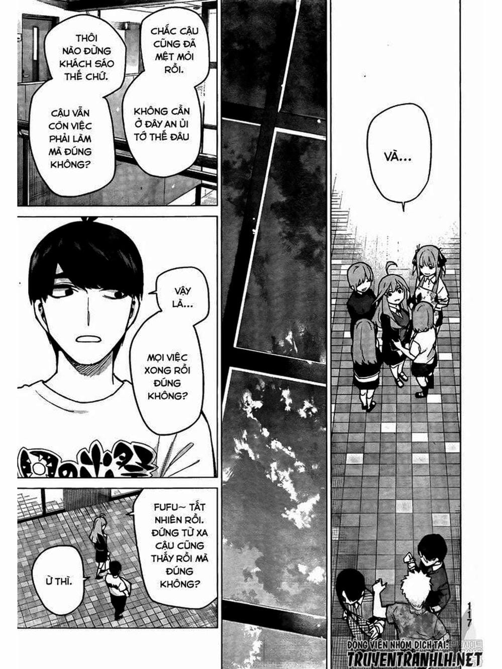 Truyện Tranh Nhà Có 5 Nàng Dâu - Gotoubun No Hanayome trang 6