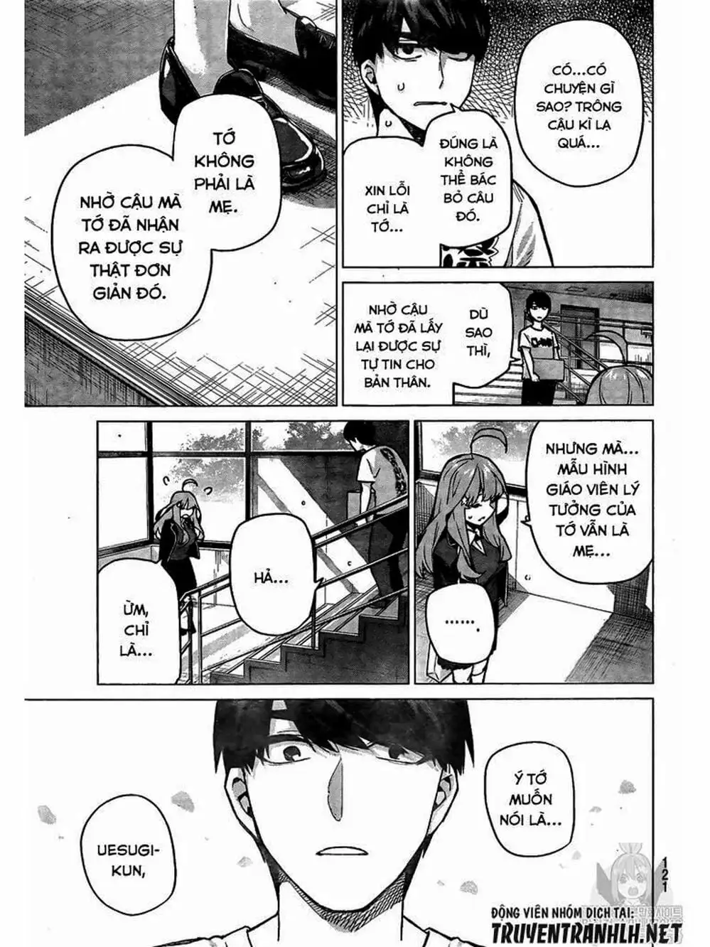 Truyện Tranh Nhà Có 5 Nàng Dâu - Gotoubun No Hanayome trang 6