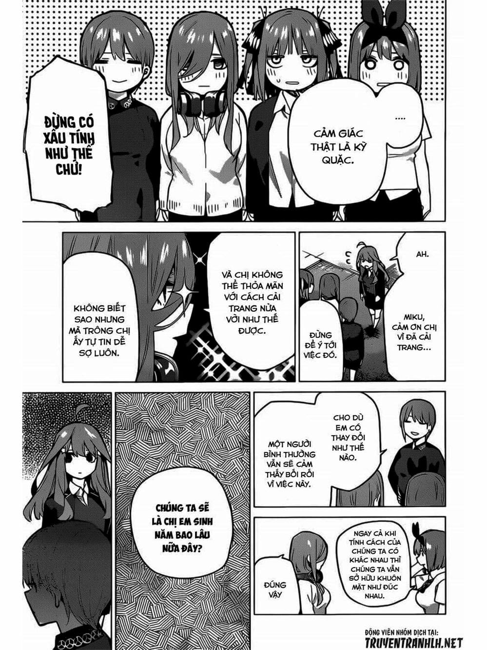 Truyện Tranh Nhà Có 5 Nàng Dâu - Gotoubun No Hanayome trang 6