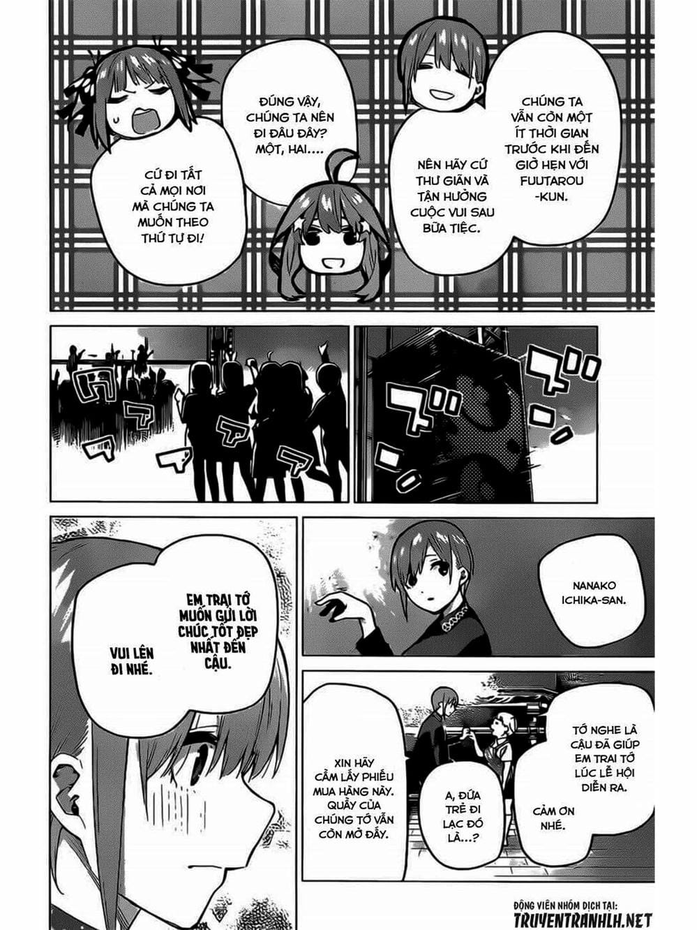 Truyện Tranh Nhà Có 5 Nàng Dâu - Gotoubun No Hanayome trang 6