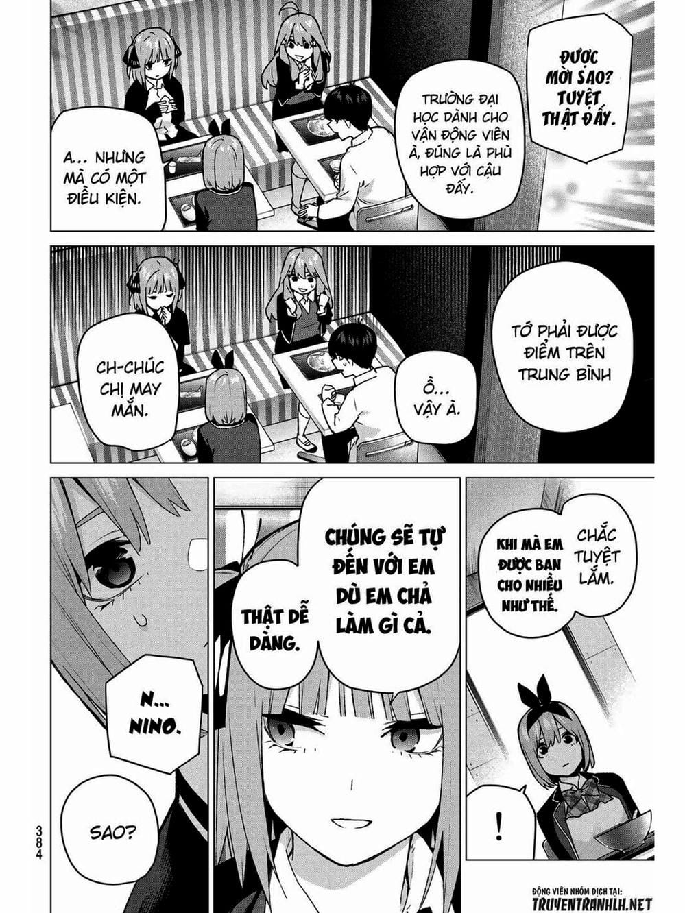 Truyện Tranh Nhà Có 5 Nàng Dâu - Gotoubun No Hanayome trang 6