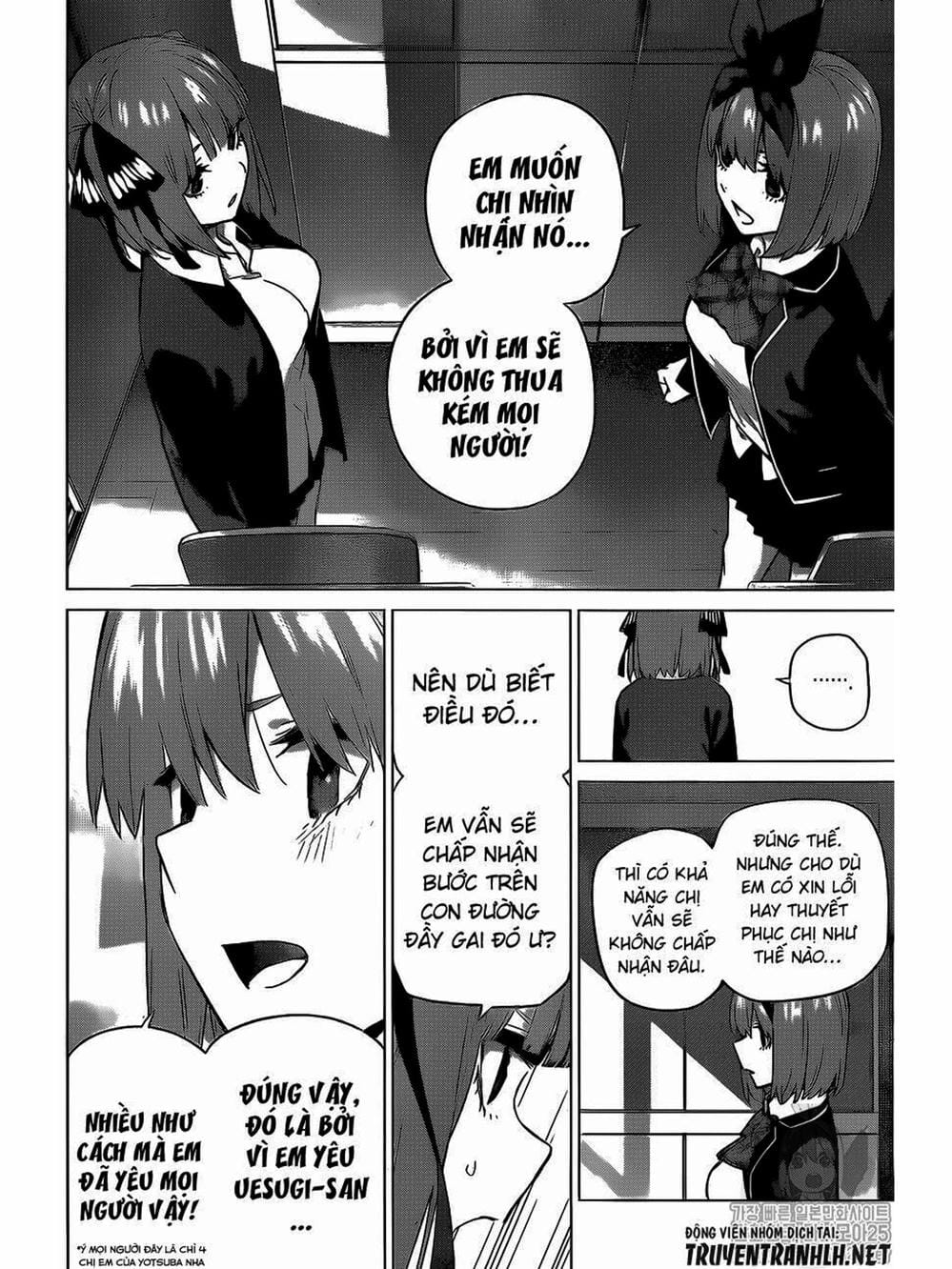 Truyện Tranh Nhà Có 5 Nàng Dâu - Gotoubun No Hanayome trang 6