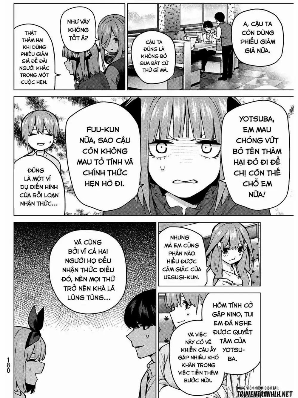 Truyện Tranh Nhà Có 5 Nàng Dâu - Gotoubun No Hanayome trang 6