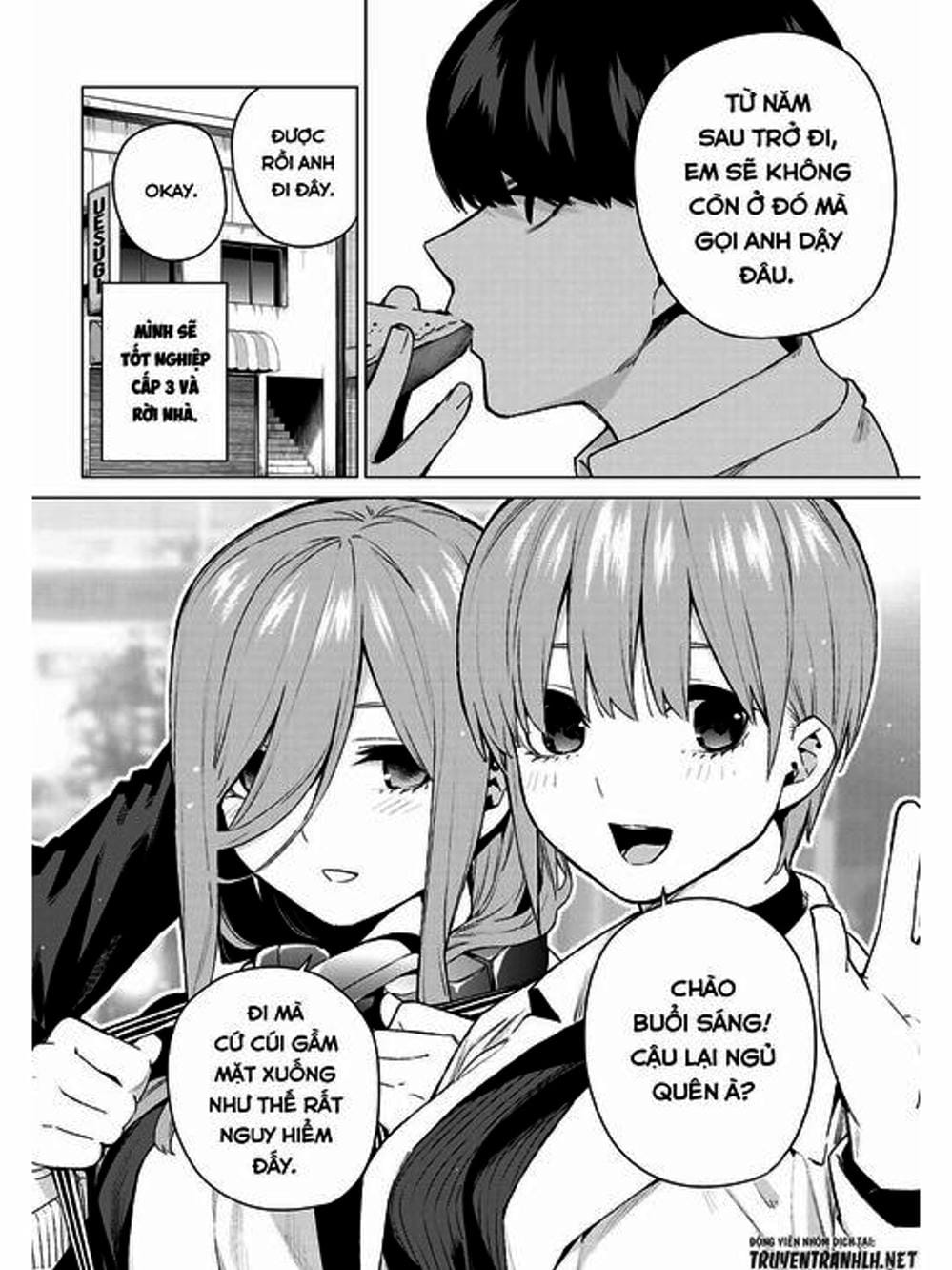 Truyện Tranh Nhà Có 5 Nàng Dâu - Gotoubun No Hanayome trang 6