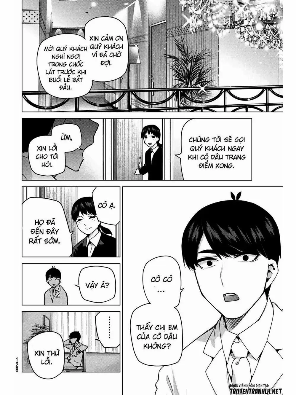 Truyện Tranh Nhà Có 5 Nàng Dâu - Gotoubun No Hanayome trang 6