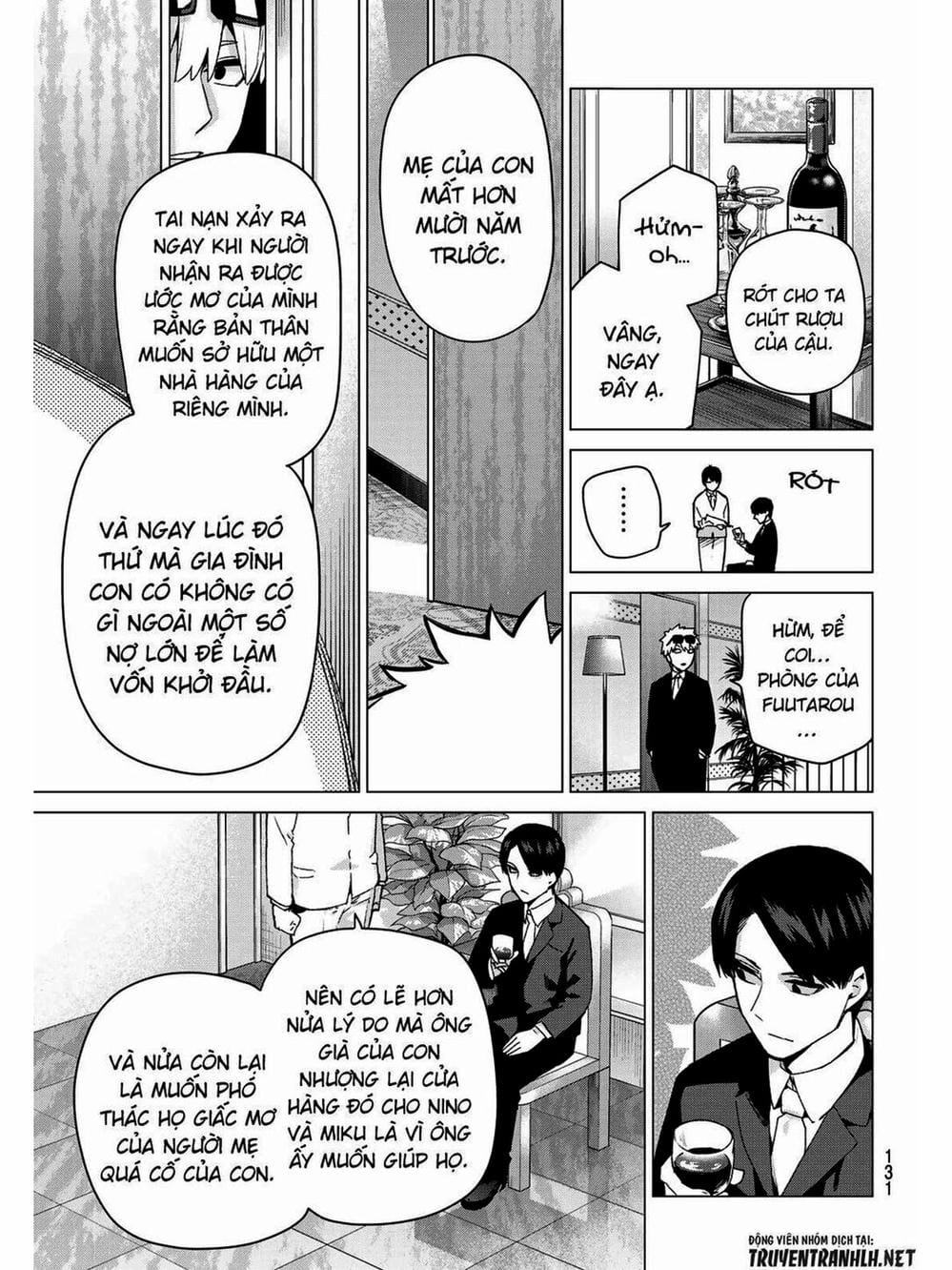 Truyện Tranh Nhà Có 5 Nàng Dâu - Gotoubun No Hanayome trang 6